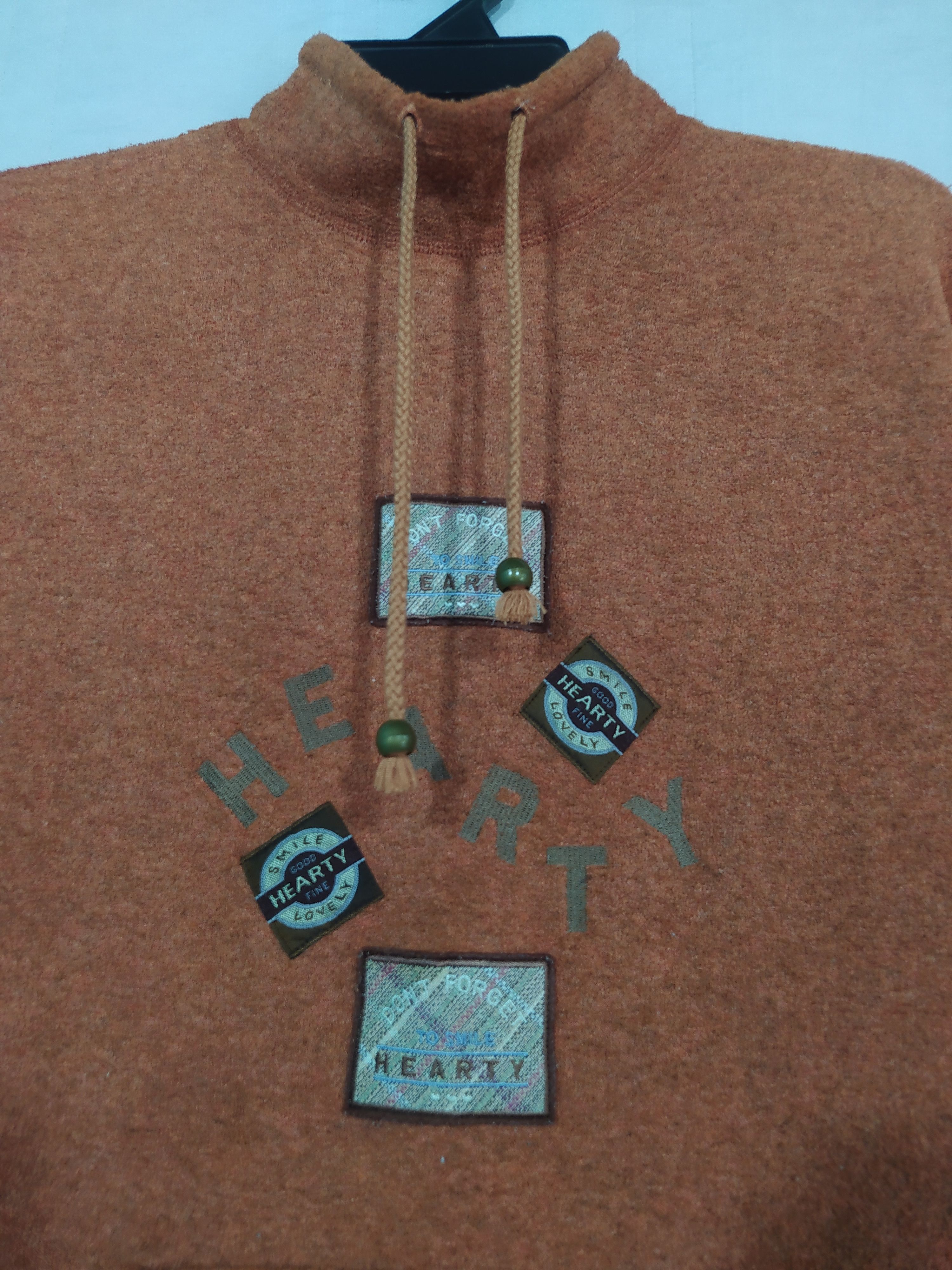 Japanese Brand × Vintage Drawstrings tutle neck sweatshirt Size US M / EU 48-50 / 2 - 3 Thumbnail