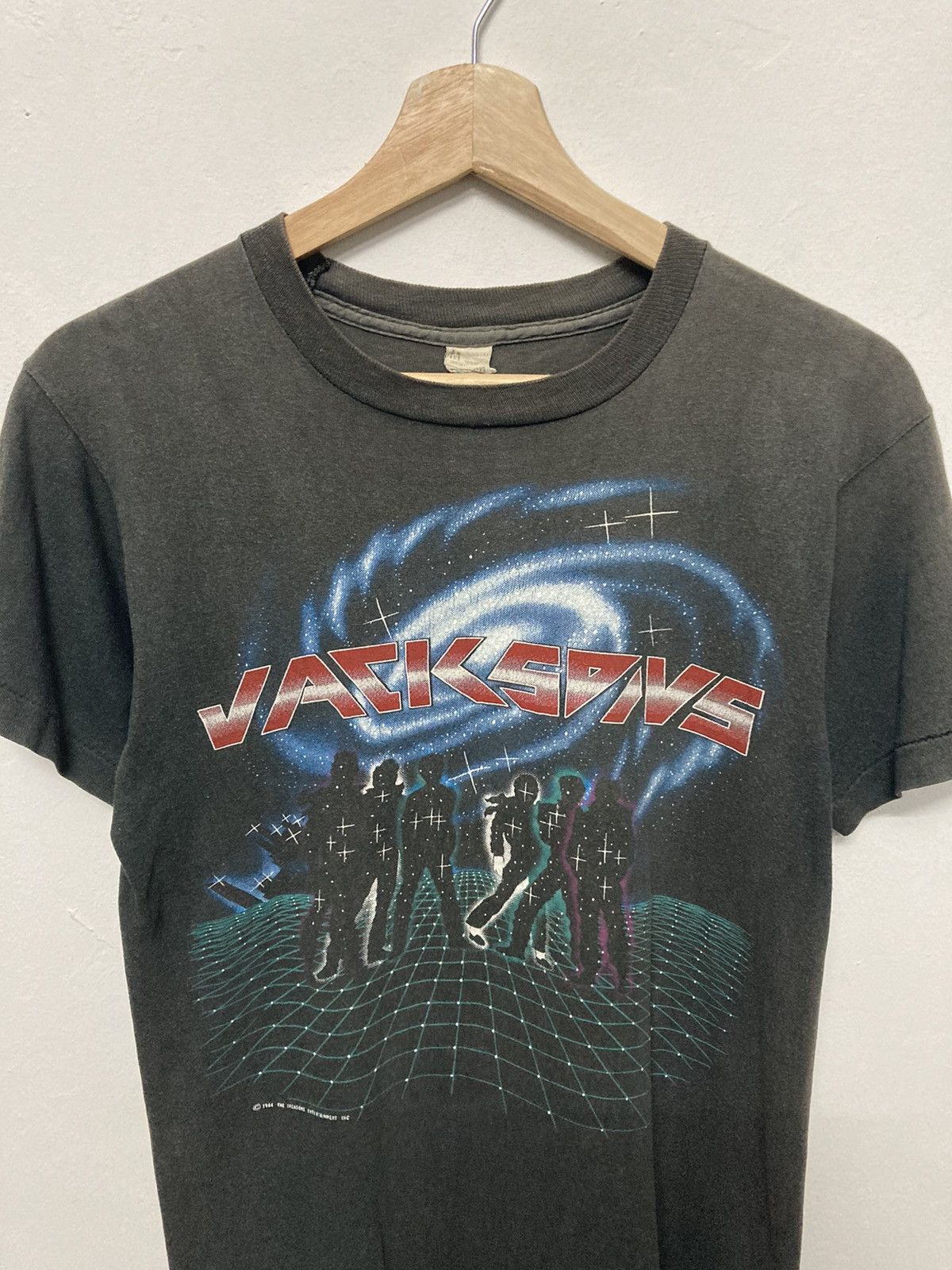 Band Tees Vintage 1984 Jackson 5 Victory Tour Shirt Size US S / EU 44-46 / 1 - 3 Thumbnail
