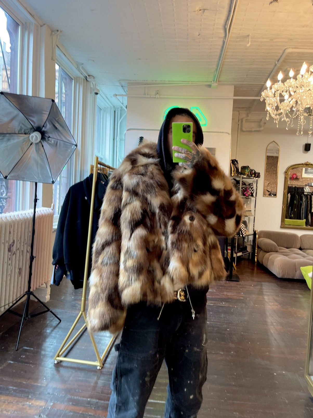 Saint Laurent Paris SLP NEW FUR COAT JACKET LEOPARD 4Gseller XL/XXl Size US XXL / EU 58 / 5 - 6 Thumbnail