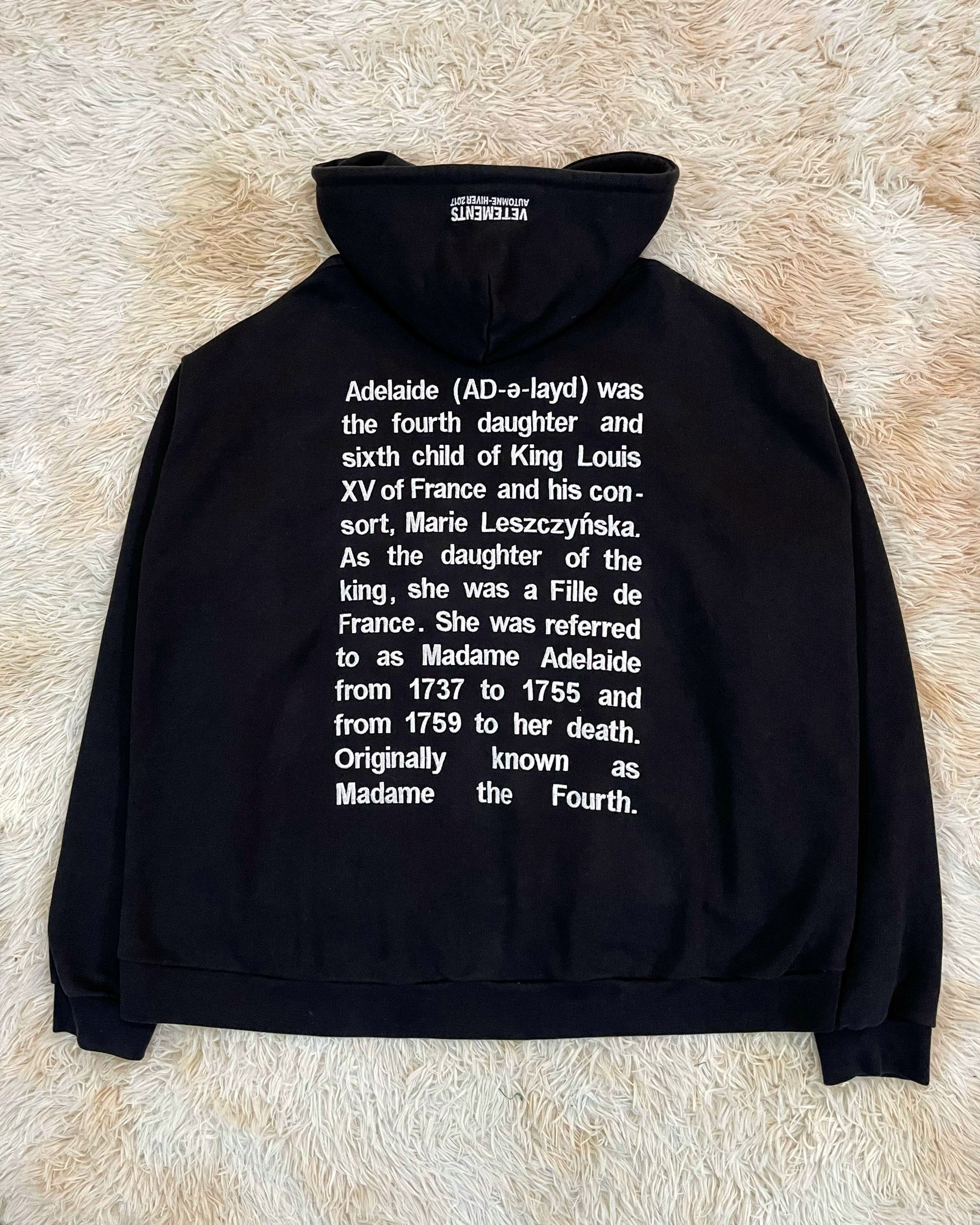 image of Grail 1/50 Vetements A/w2017 "adelaide" Exclusive in Black, Men's (Size Small)