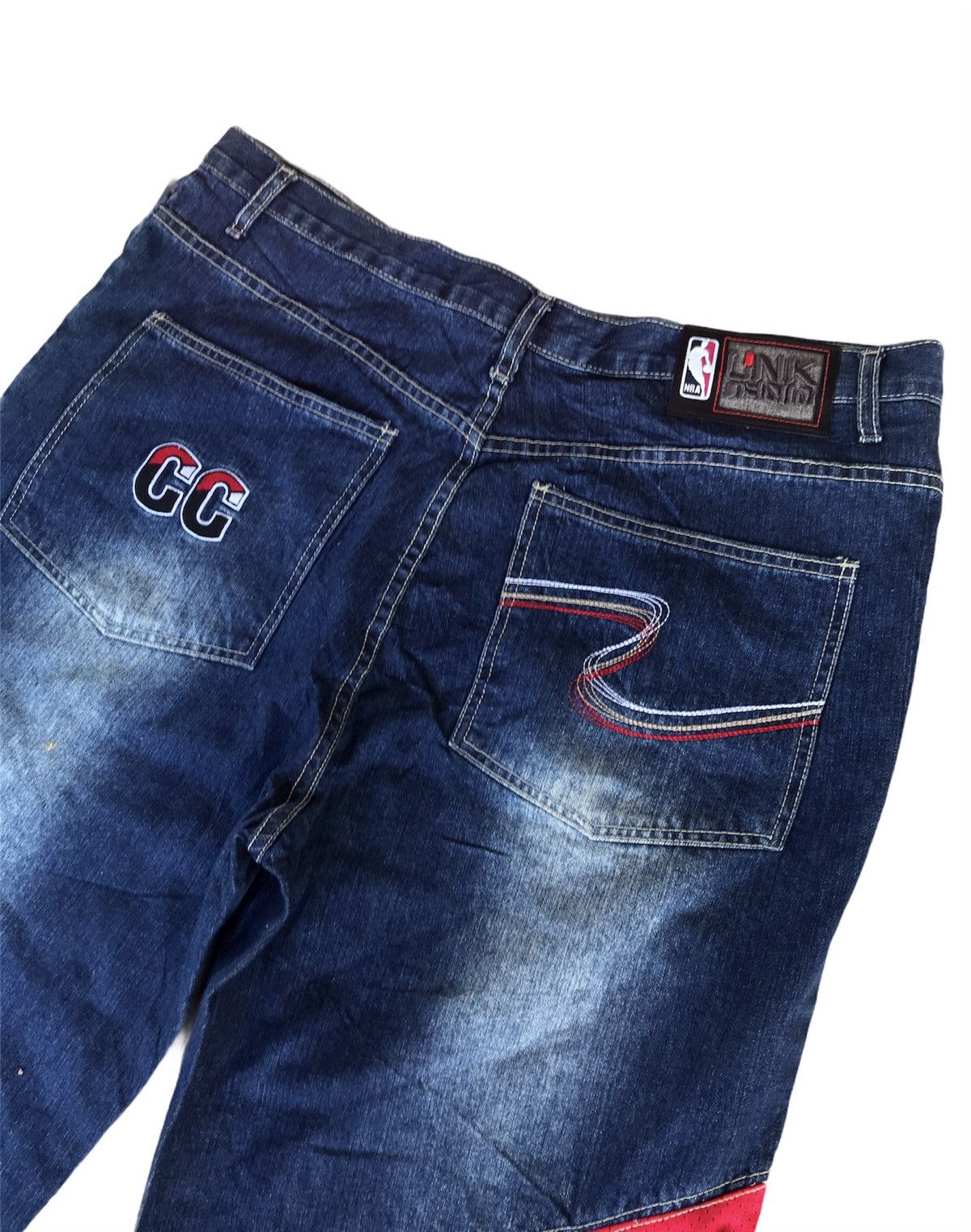 NBA Lebron James Cleveland Cavaliers Denim Jeans Patchwork Size US 38 / EU 54 - 9 Thumbnail