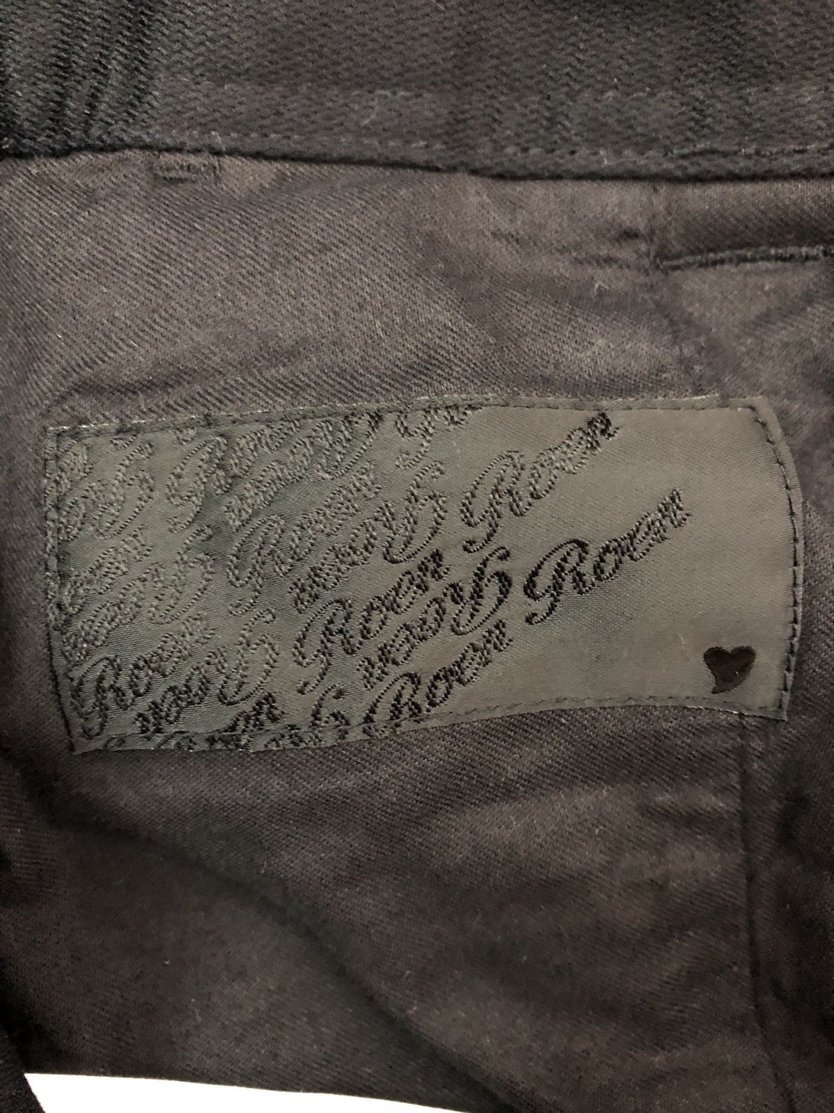 Roen Japan Roen Skull Quilting Knee Baggy Wide Black Cargo Size US 29 - 16 Thumbnail