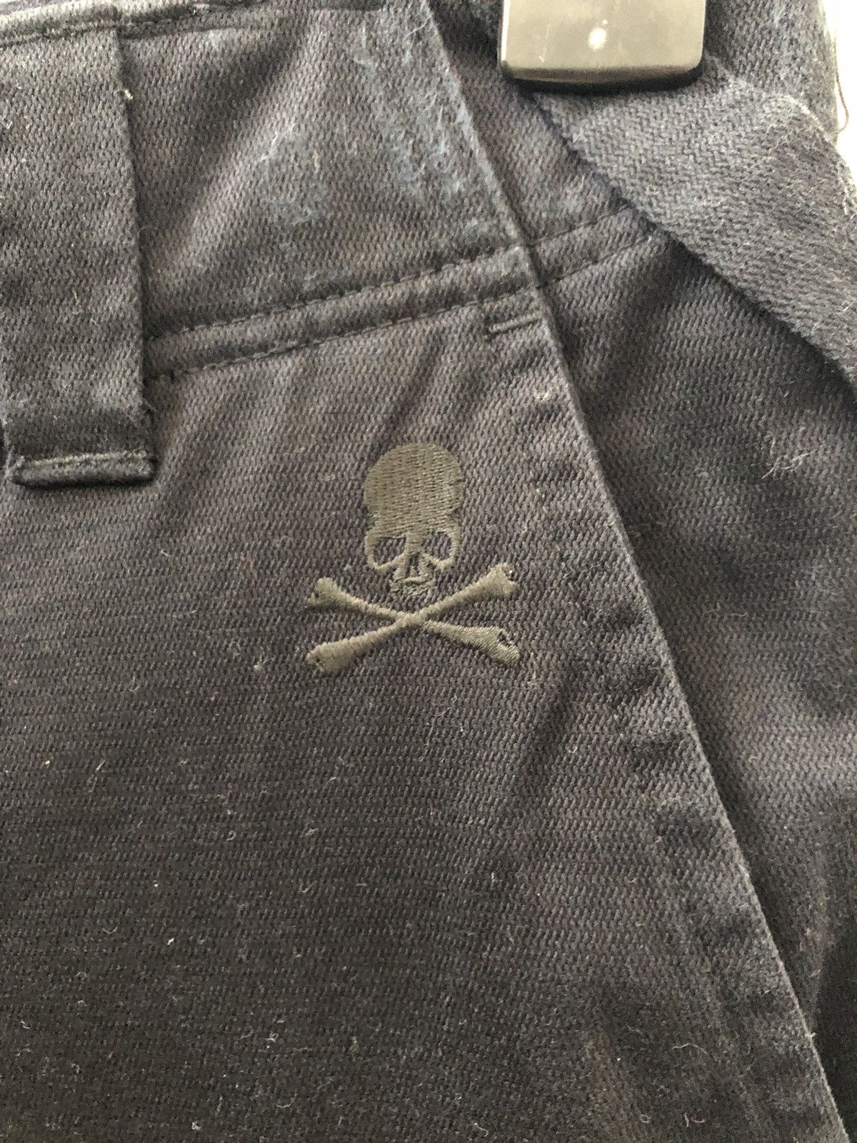 Roen Japan Roen Skull Quilting Knee Baggy Wide Black Cargo Size US 29 - 7 Thumbnail
