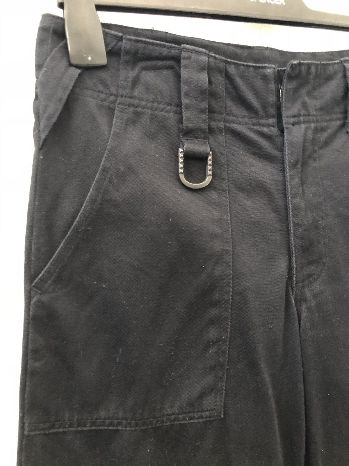 Roen Japan Roen Skull Quilting Knee Baggy Wide Black Cargo Size US 29 - 5 Thumbnail