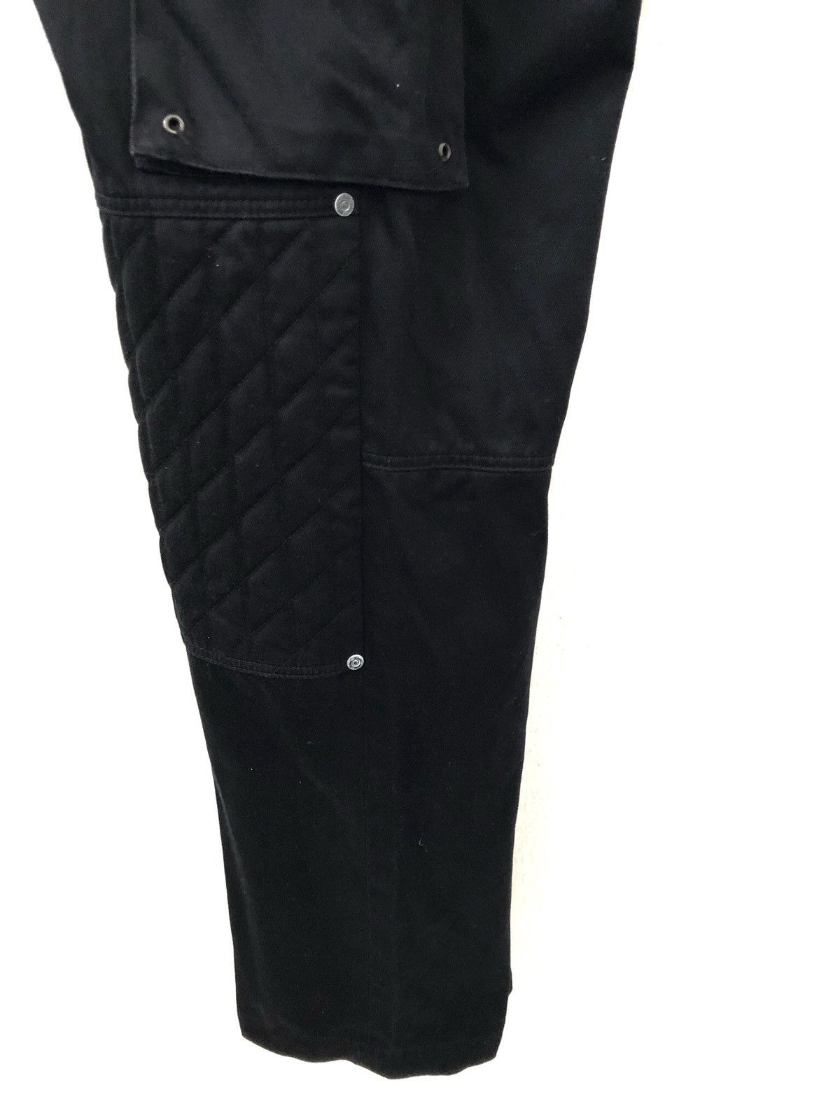 Roen Japan Roen Skull Quilting Knee Baggy Wide Black Cargo Size US 29 - 14 Thumbnail