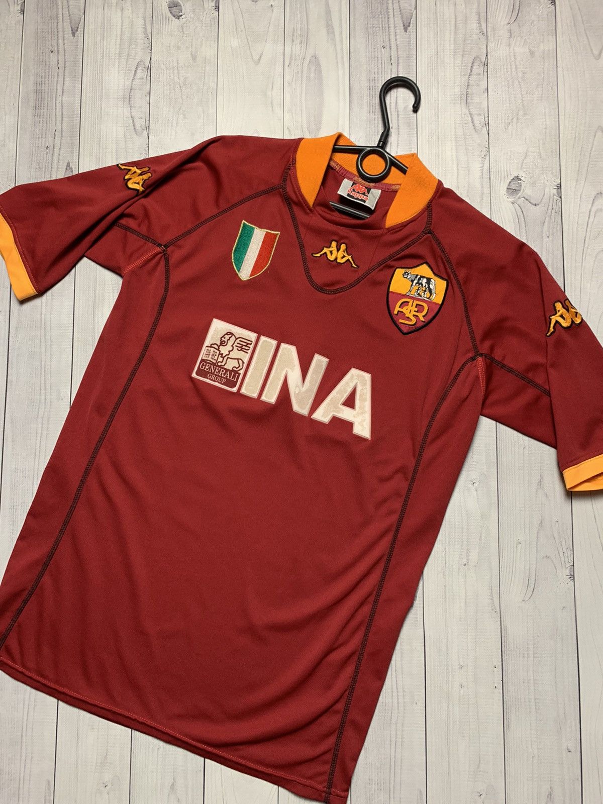 Kappa × Vintage Vintage AC Roma soccer jersey kappa rare size M Size US M / EU 48-50 / 2 - 2 Thumbnail