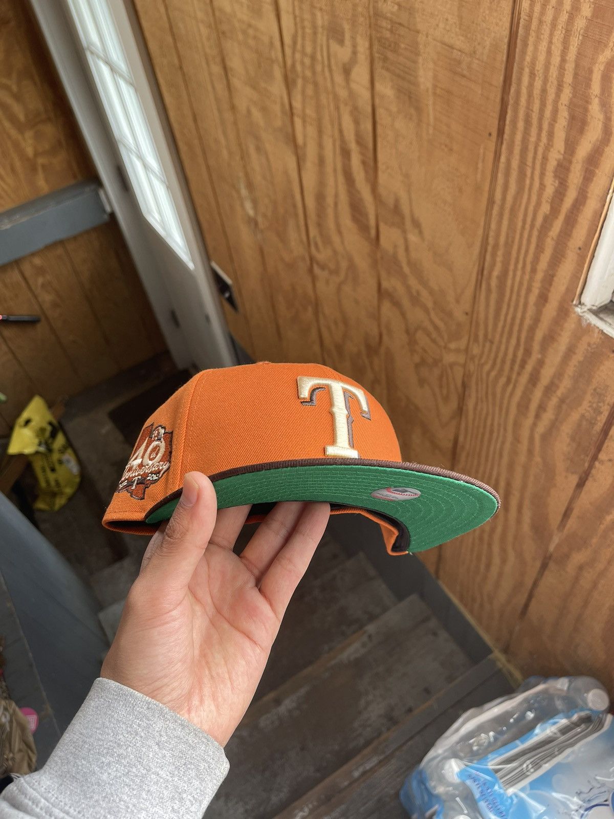 New Era texas rangers fall pack two tone fitted green uv size 7 1/8 Size ONE SIZE - 2 Thumbnail