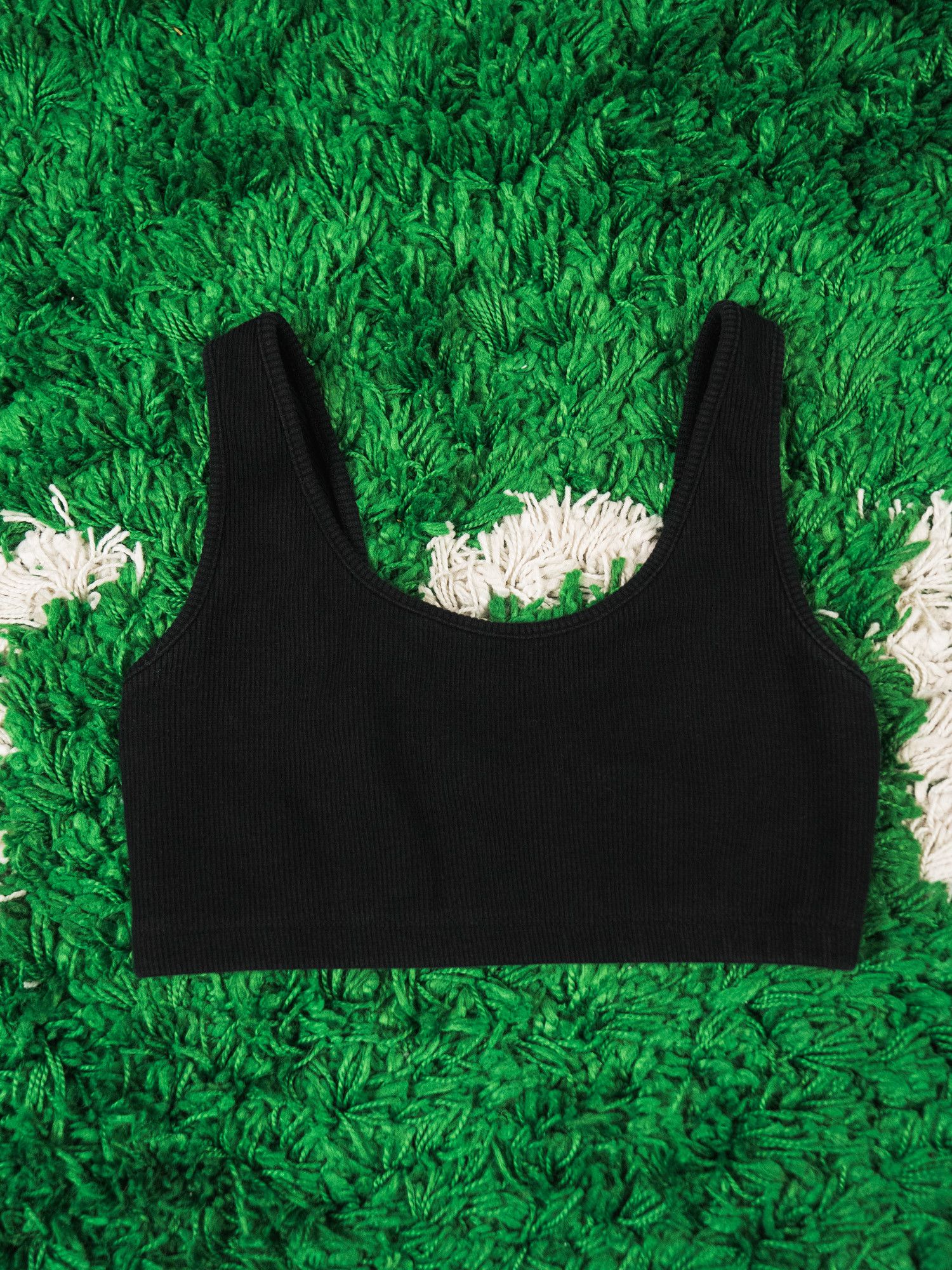 image of Yeezy Season 1 Womans Sports Bra (Xs) Woman in Black, Women's