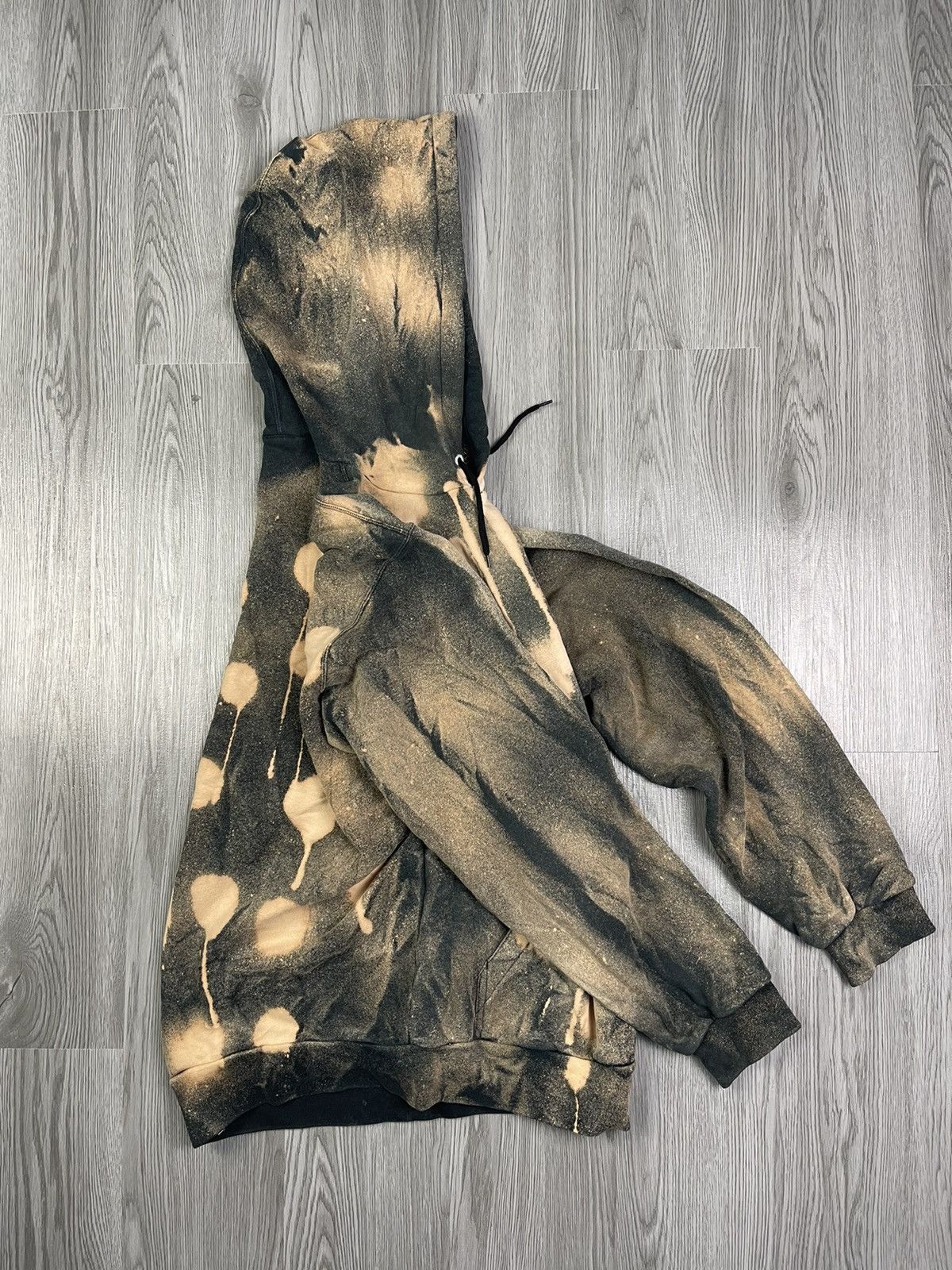 Nike × Vintage 90s Nike Acid wash Hoodies Size US L / EU 52-54 / 3 - 6 Thumbnail