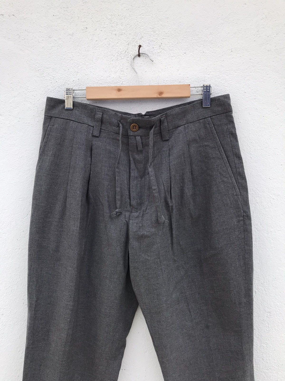 *A VONTADE Made in Japan * A VONTADE Drawstring Cropped Trousers Size US 34 / EU 50 - 3 Thumbnail