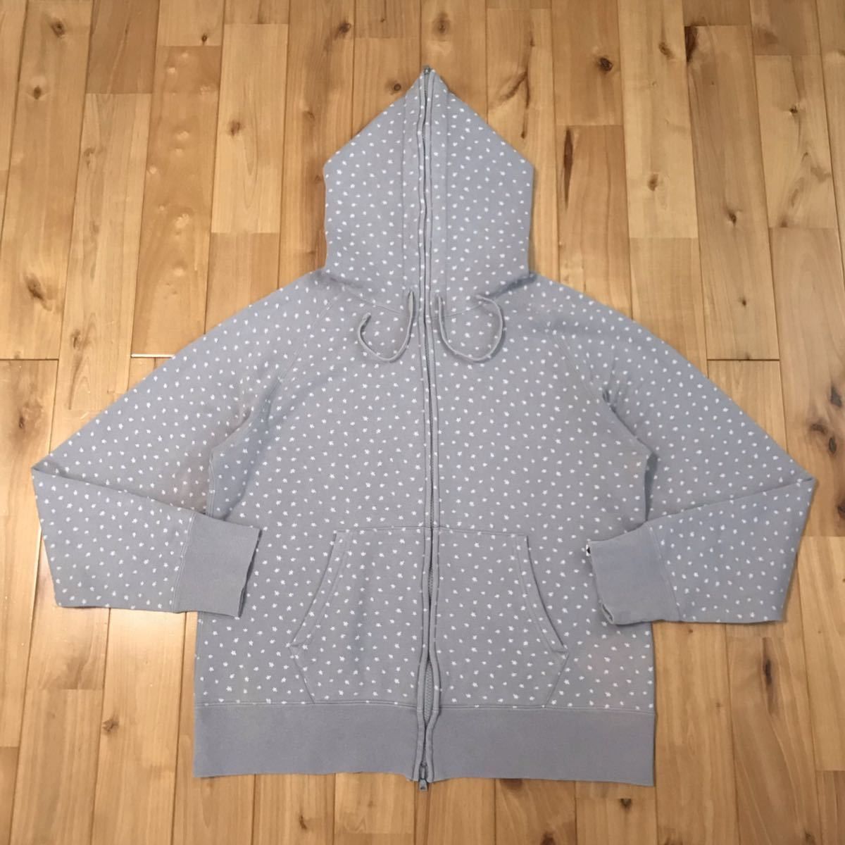 Bape BAPE Star full zip hoodie Gray Size US M / EU 48-50 / 2 - 1 Thumbnail