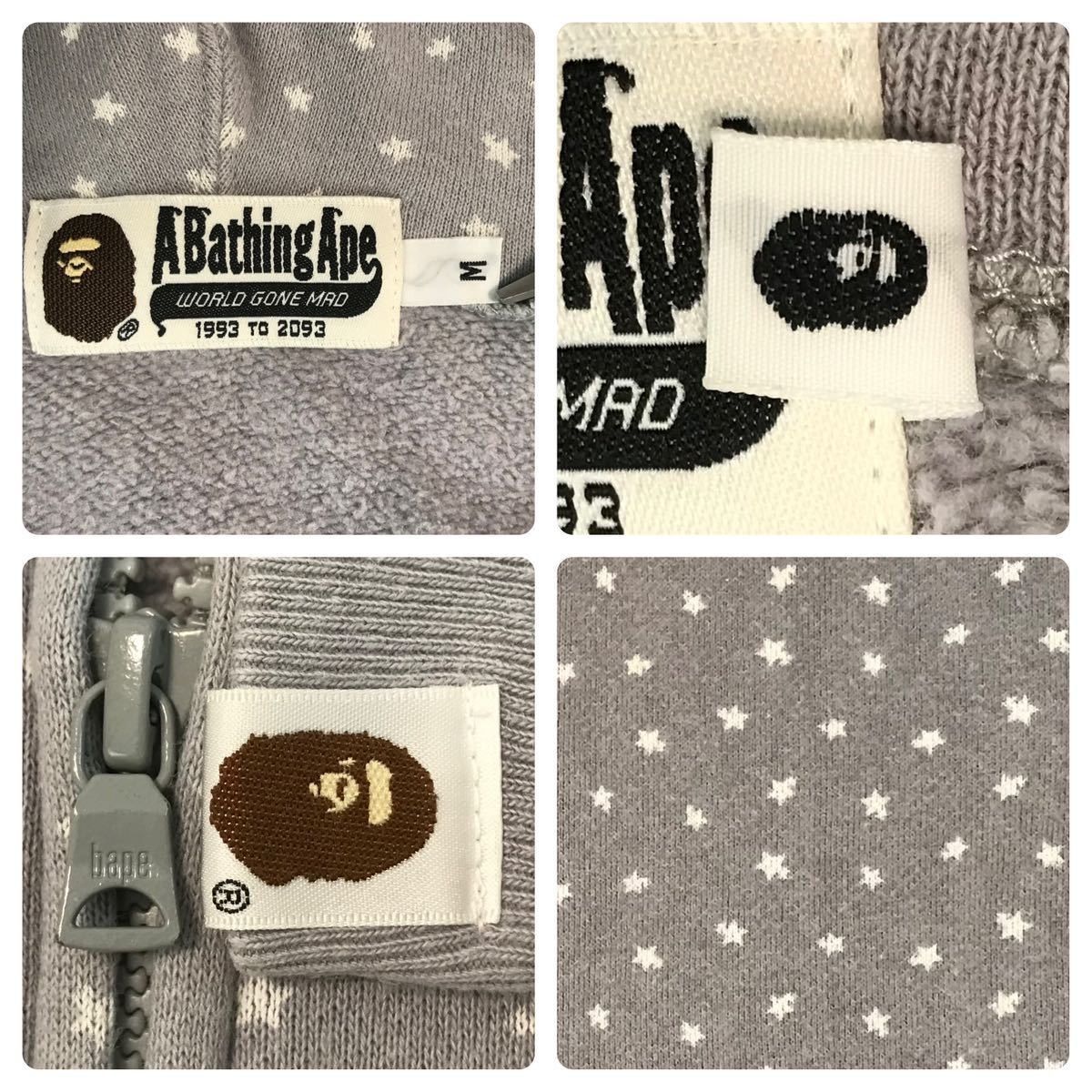 Bape BAPE Star full zip hoodie Gray Size US M / EU 48-50 / 2 - 7 Thumbnail