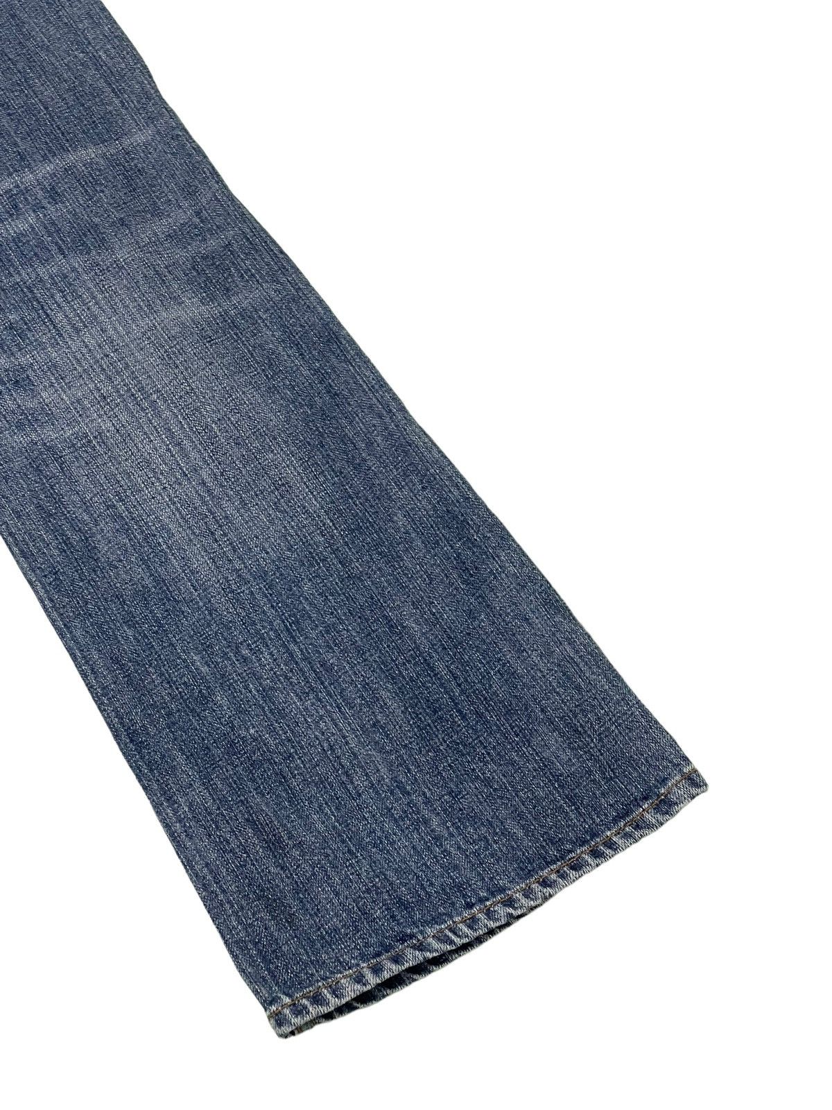 Japanese Brand Flare Jeans Bonds & Peace Patchwork Boro Denim Boot Cut 4🟦1 Size US 31 - 14 Thumbnail