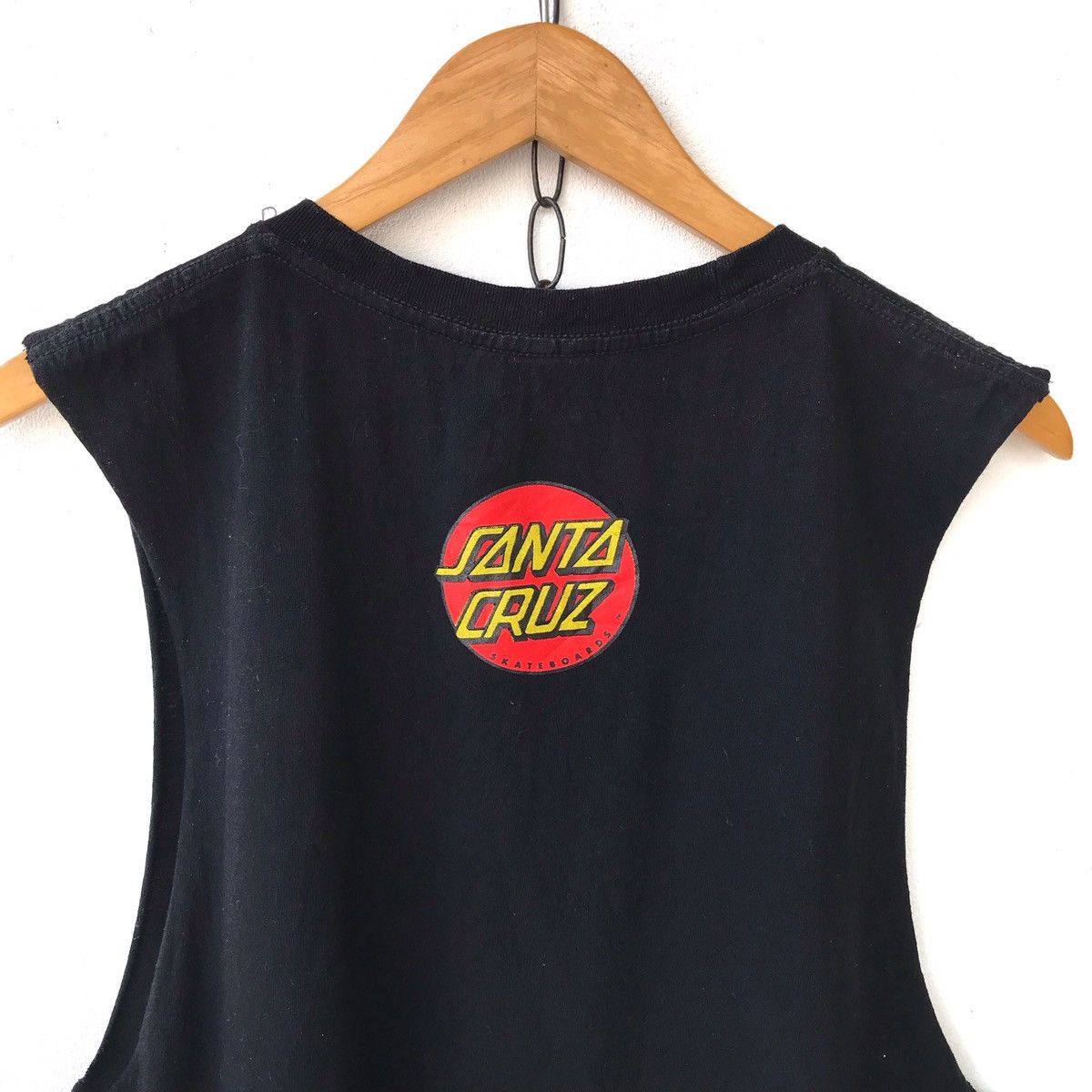 Santa Cruz Skateboards Iconic Logo Santa Cruz Custom Sleeveless Tshirt Streetwear Size US XL / EU 56 / 4 - 5 Thumbnail