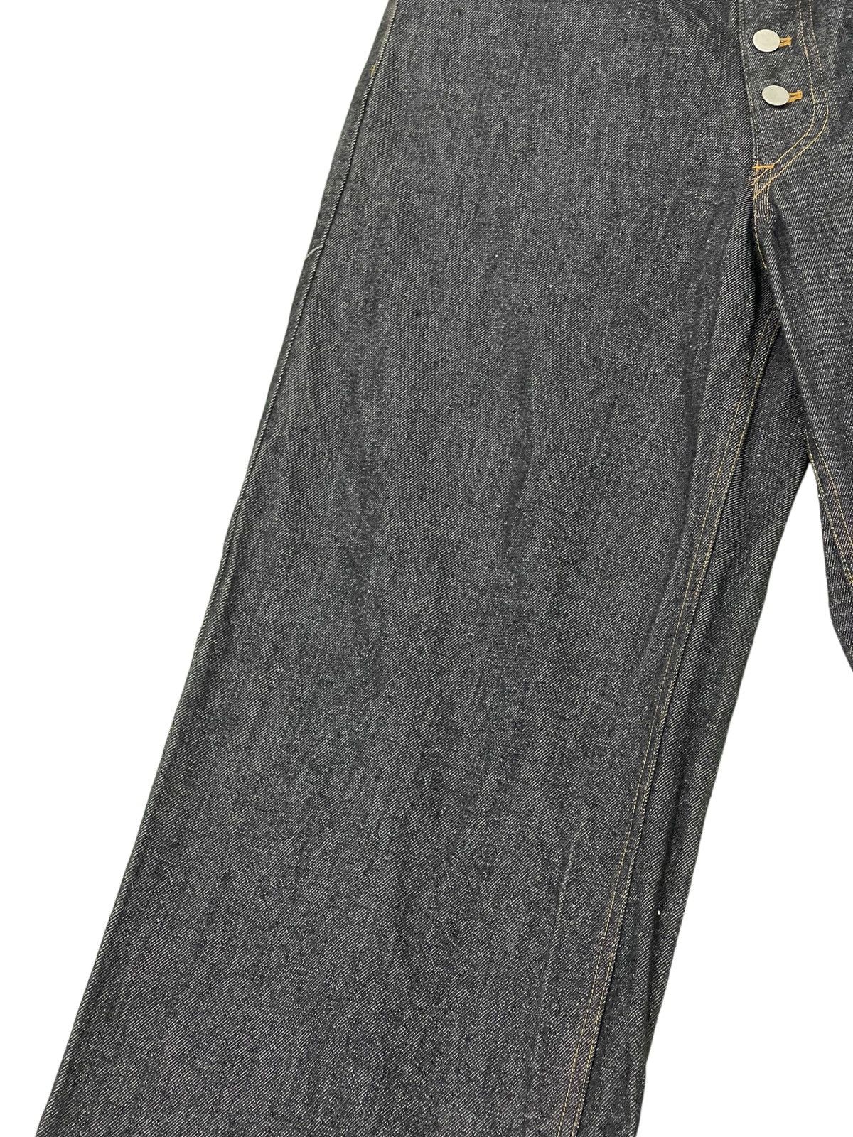 Japanese Brand Wide Leg Baggy Denim Nivety Japan Multizipped 4🟦1 Size US 31 - 6 Thumbnail