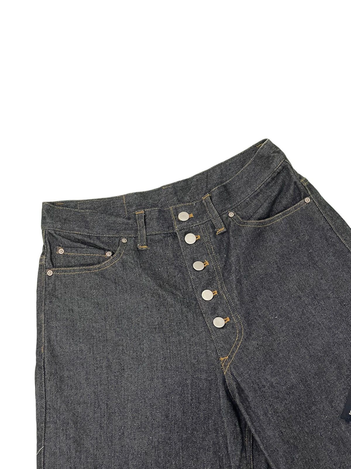 Japanese Brand Wide Leg Baggy Denim Nivety Japan Multizipped 4🟦1 Size US 31 - 9 Thumbnail