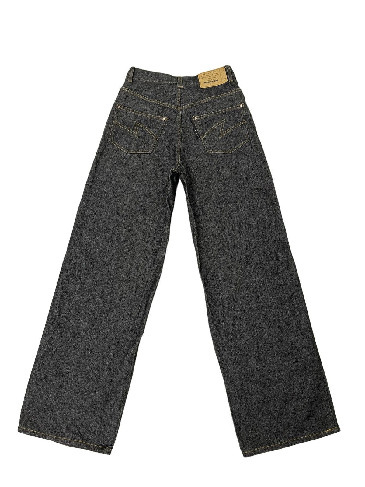Japanese Brand Wide Leg Baggy Denim Nivety Japan Multizipped 4🟦1 Size US 31 - 10 Thumbnail