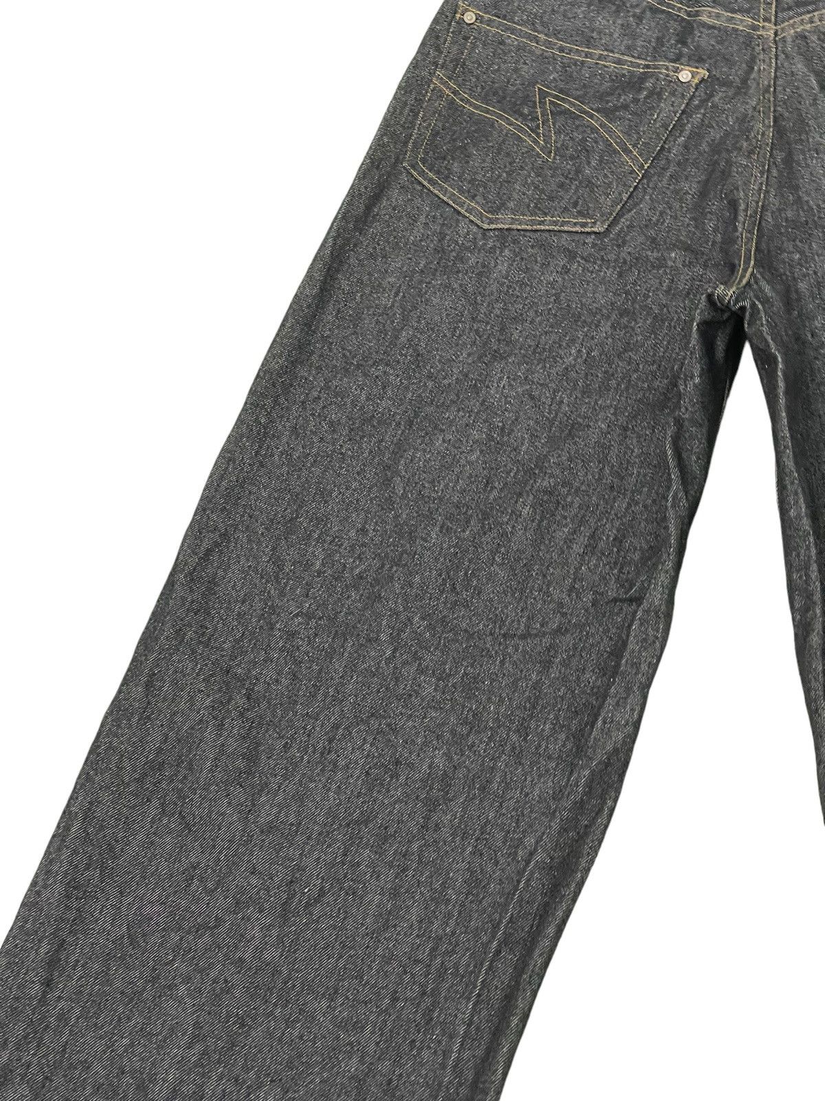 Japanese Brand Wide Leg Baggy Denim Nivety Japan Multizipped 4🟦1 Size US 31 - 15 Thumbnail