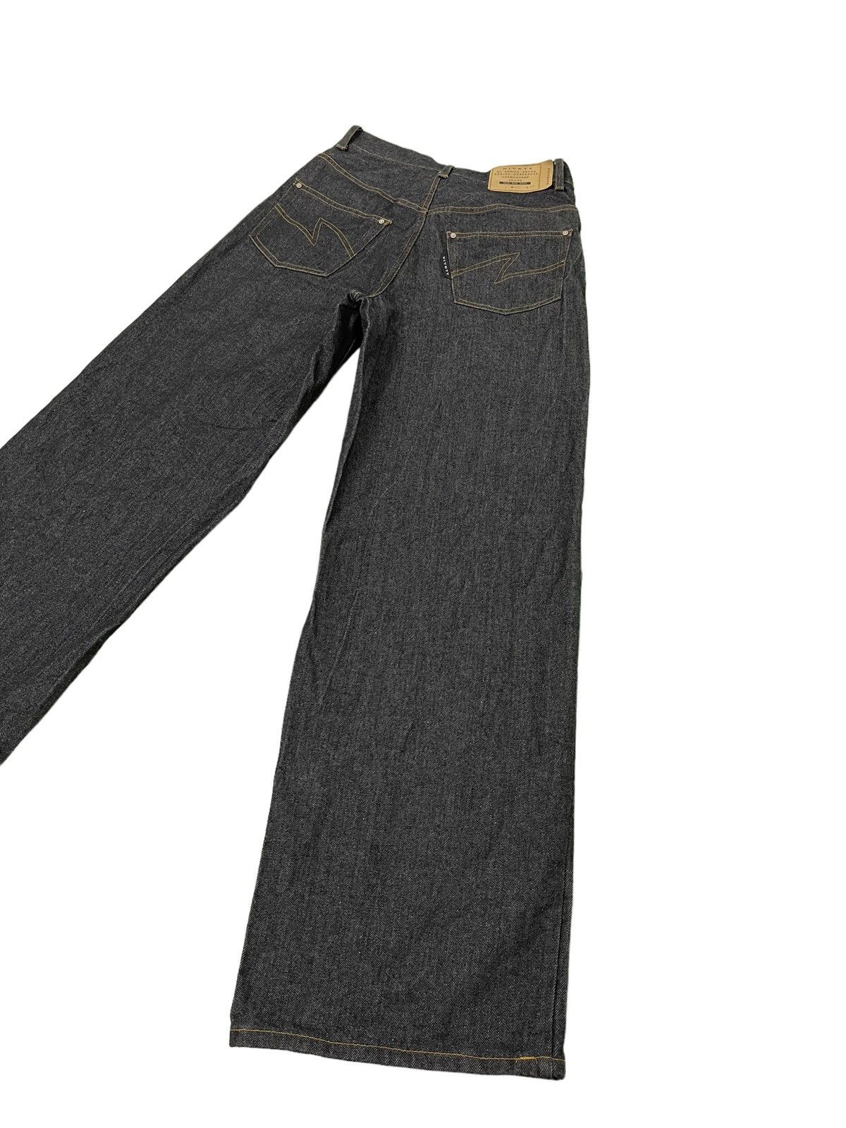 Japanese Brand Wide Leg Baggy Denim Nivety Japan Multizipped 4🟦1 Size US 31 - 12 Thumbnail