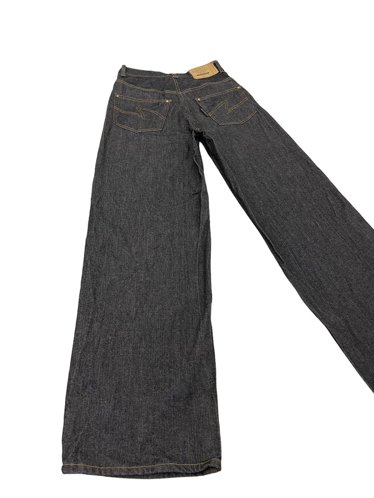 Japanese Brand Wide Leg Baggy Denim Nivety Japan Multizipped 4🟦1 Size US 31 - 11 Thumbnail