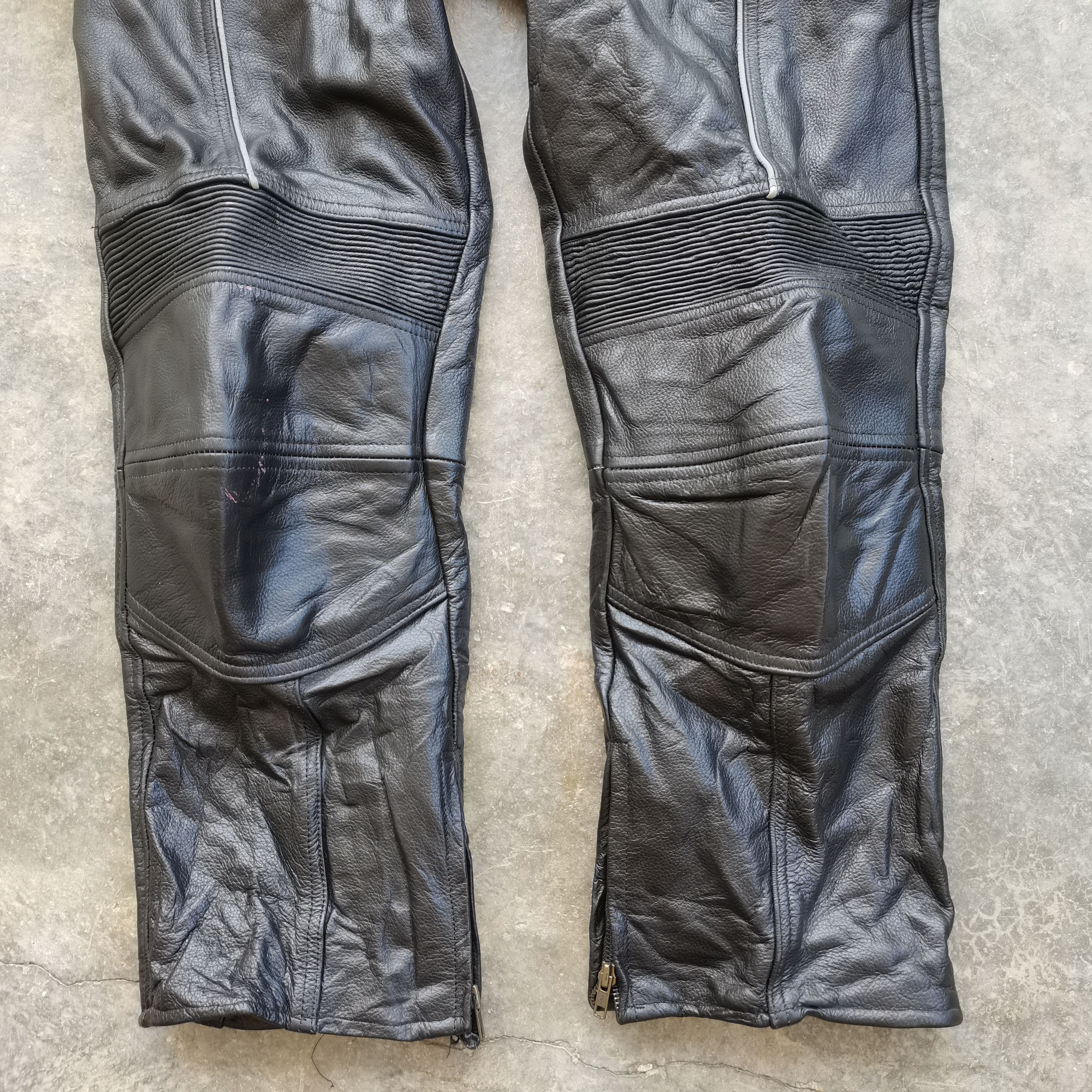 Genuine Leather × Japanese Brand Steals🔥 Vintage The VERDY Genuine Leather Rider Pants Size US 33 - 5 Thumbnail