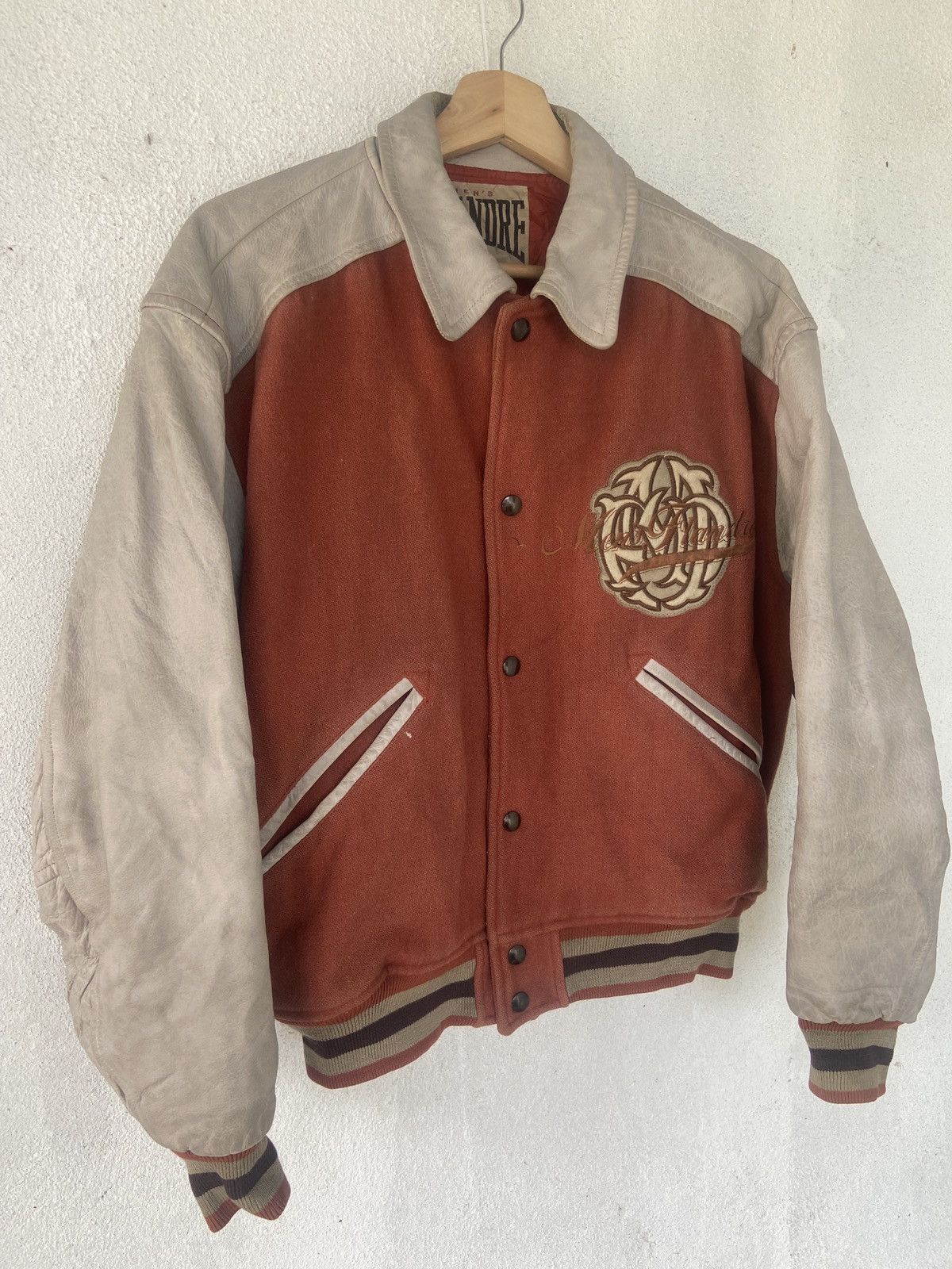 Vintage Vintage Men’s Flandre Winner Award Leather Varsity Jacket Size US M / EU 48-50 / 2 - 3 Thumbnail