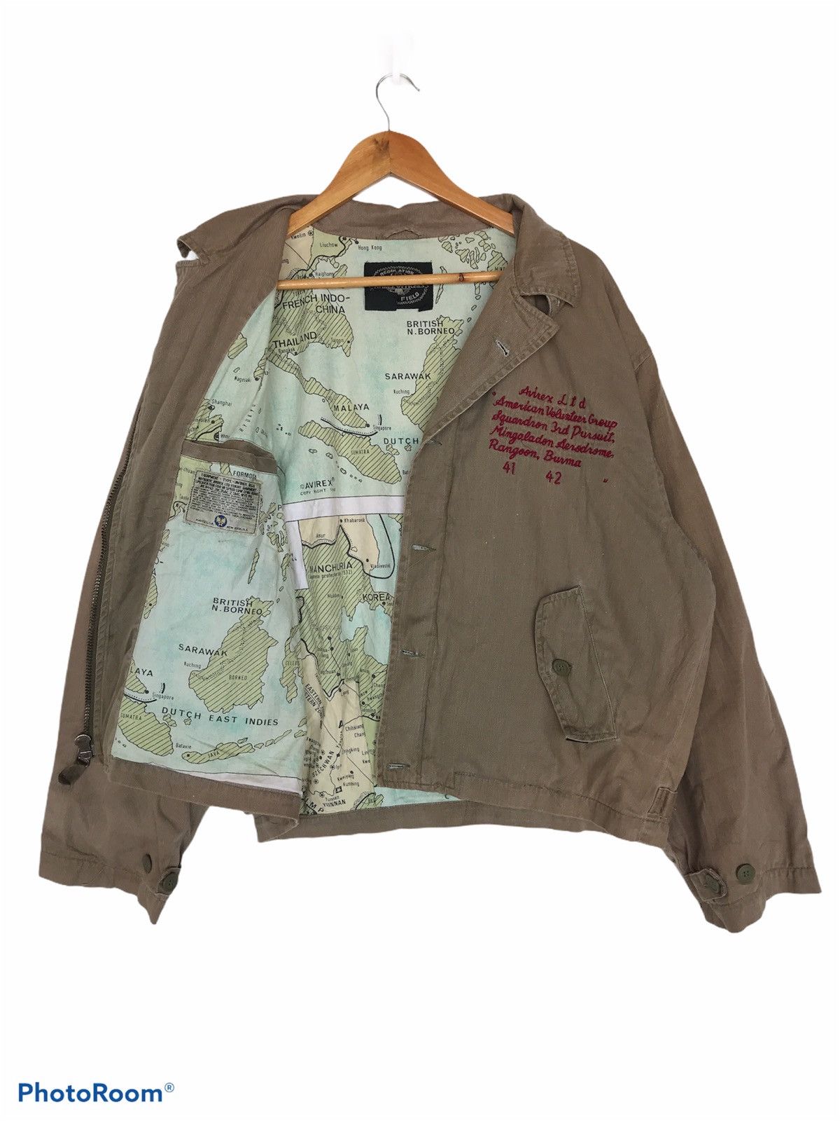 Avirex × Vintage Vintage 80s Avirex Officer Jacket Us Military Army HBT Size US S / EU 44-46 / 1 - 1 Thumbnail