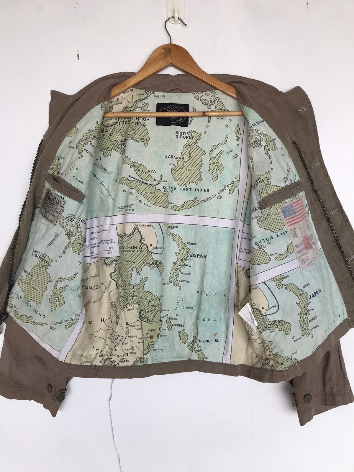 Avirex × Vintage Vintage 80s Avirex Officer Jacket Us Military Army HBT Size US S / EU 44-46 / 1 - 3 Thumbnail