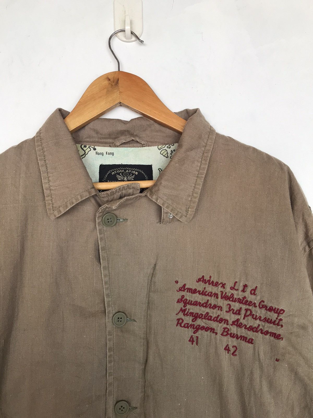 Avirex × Vintage Vintage 80s Avirex Officer Jacket Us Military Army HBT Size US S / EU 44-46 / 1 - 12 Thumbnail