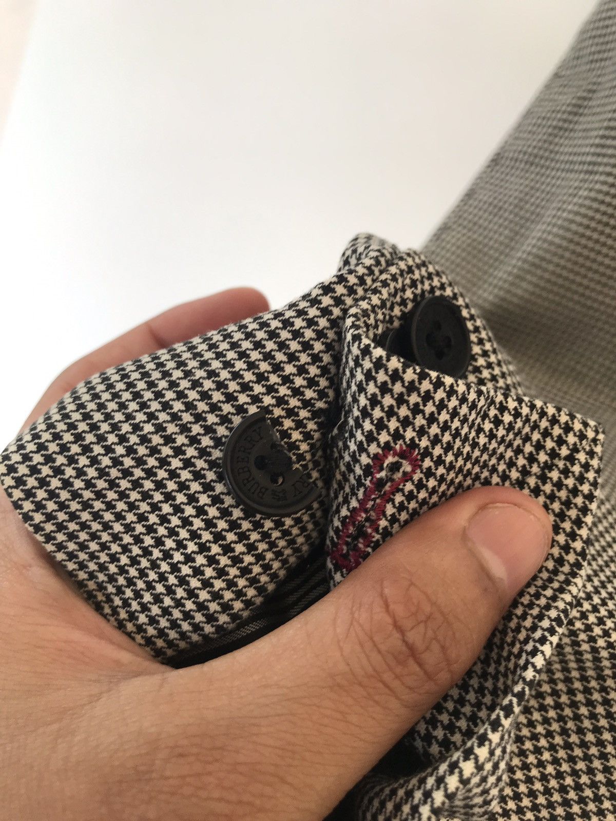 Burberry Vintage Burberry Blazer Jacket Coat Size 40R - 6 Thumbnail