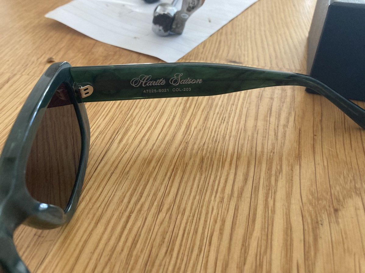 M+Rc Noir M+RC Noir Haute-Saison Green Sunglasses Size ONE SIZE - 7 Thumbnail