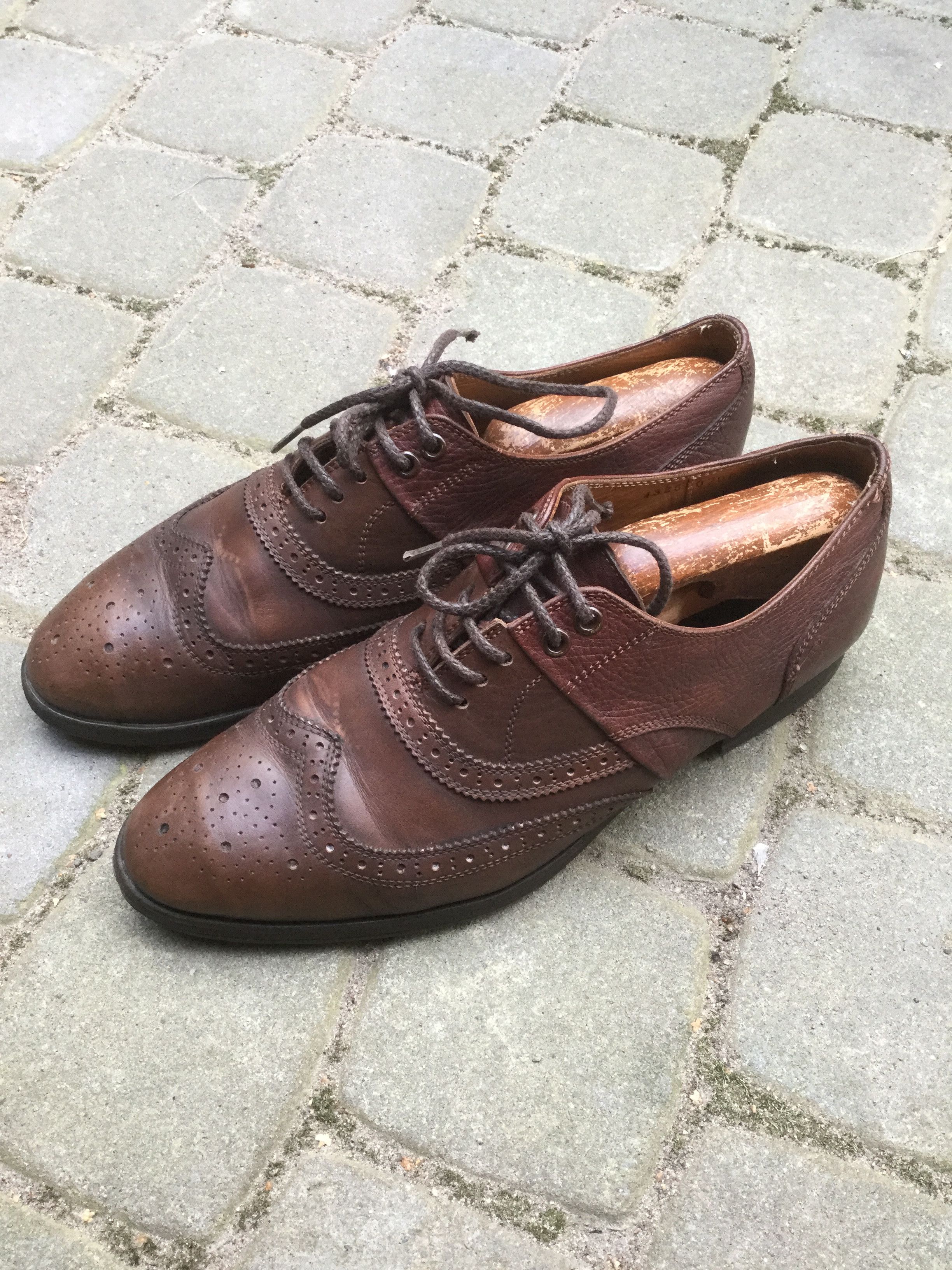 image of Miharayasuhiro Aw11 Two Parts Derby Shoes.like Comme Des Garcons Shoes in Brown, Men's (Size 8)