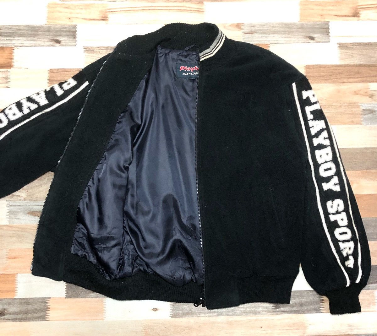 Playboy Rare!!! Vintage Playboy Sport Bomber Jacket Size US L / EU 52-54 / 3 - 5 Thumbnail
