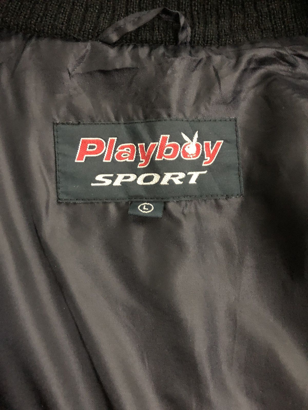Playboy Rare!!! Vintage Playboy Sport Bomber Jacket Size US L / EU 52-54 / 3 - 9 Thumbnail