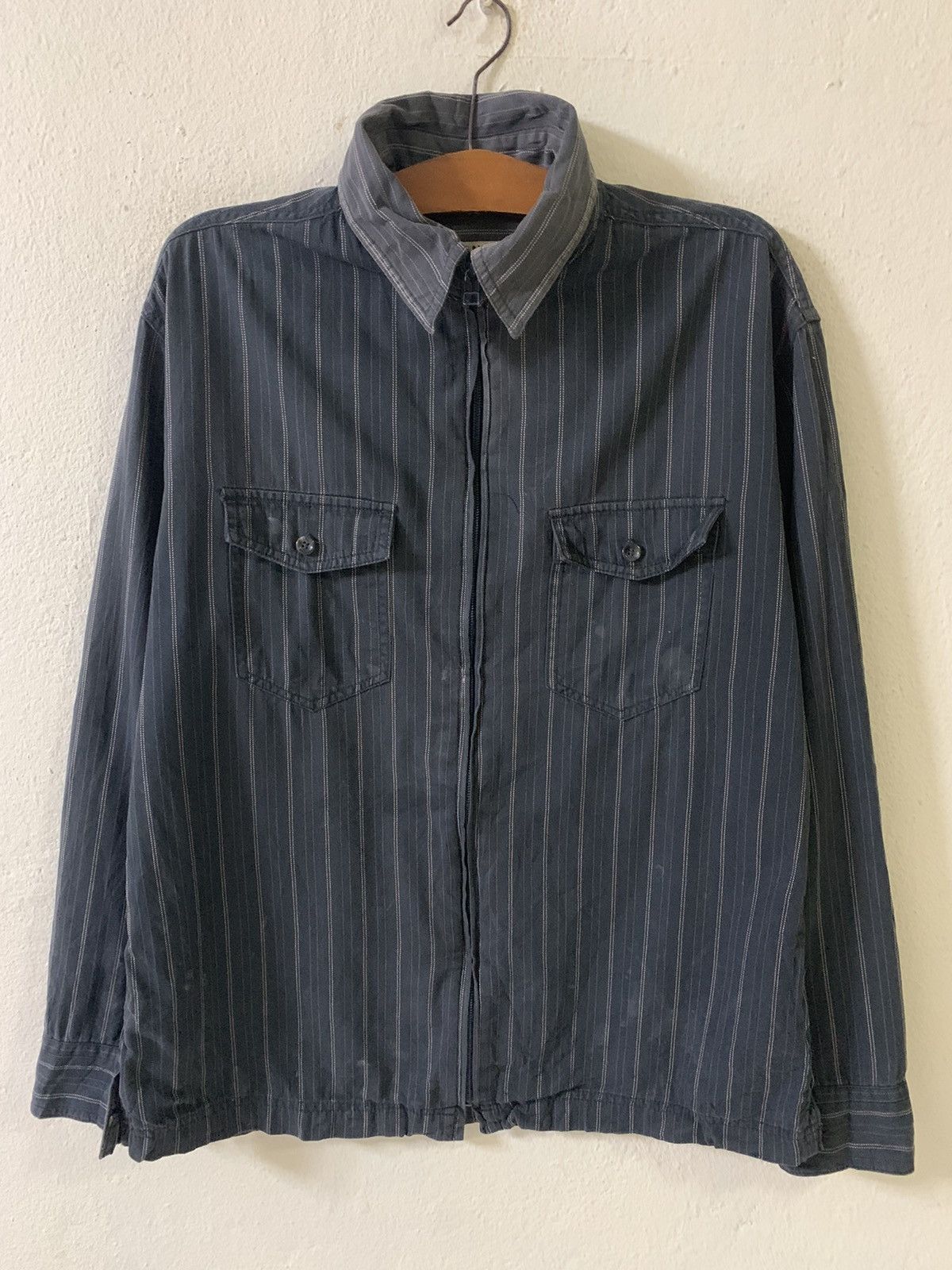 Japanese Brand Kansai Jeans By Kansai Yamamoto Zipper Shirt Size US L / EU 52-54 / 3 - 1 Thumbnail