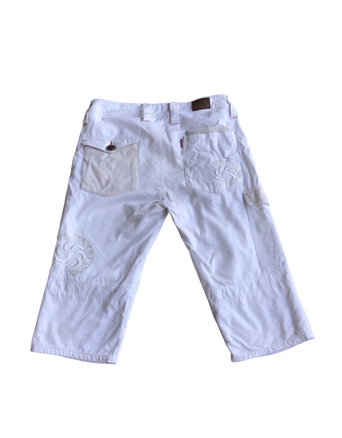 Japanese Brand Vintage Banana Seven Pin Wheel Cargo Short Pants Size US 34 / EU 50 - 2 Thumbnail