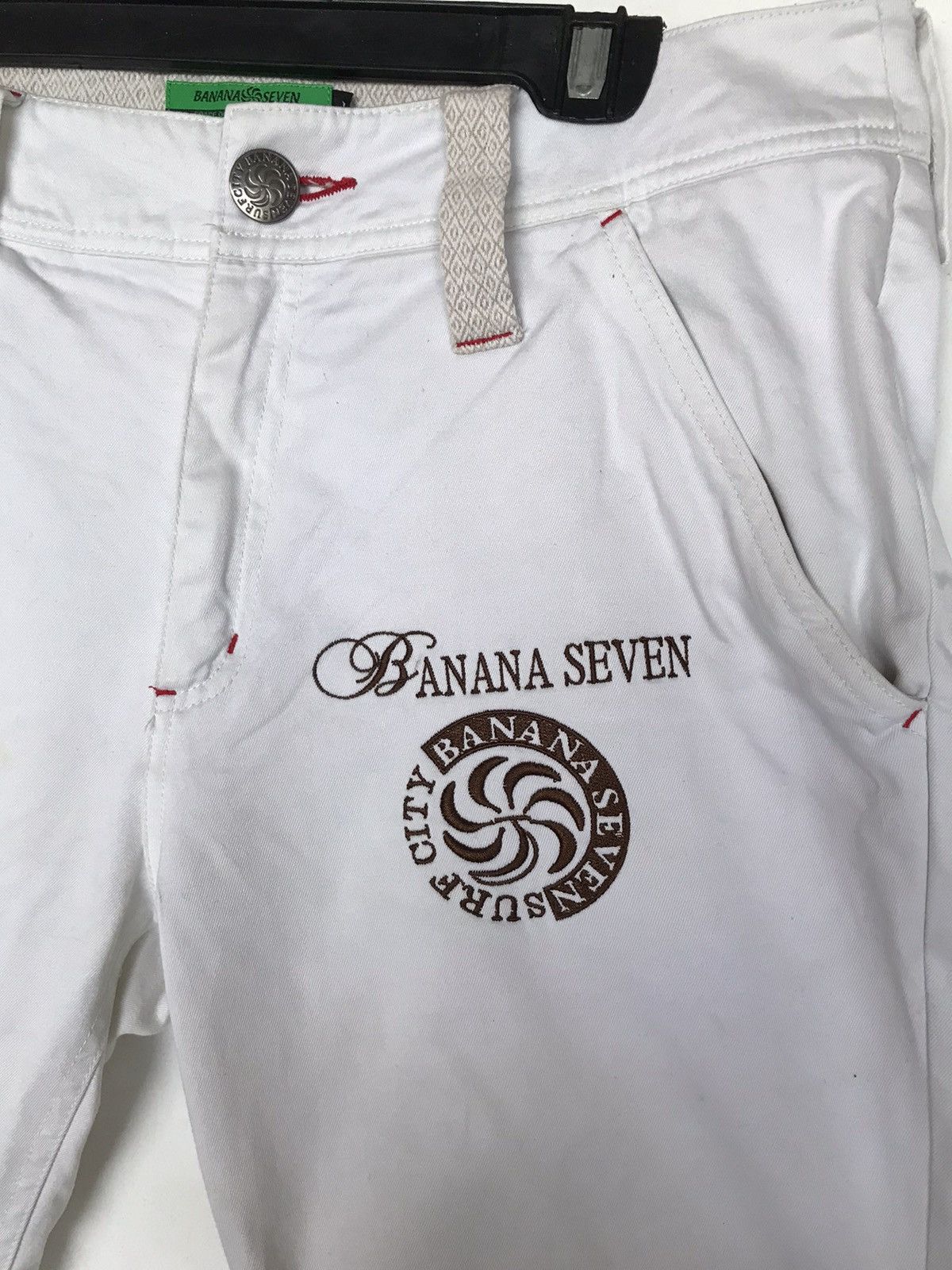 Japanese Brand Vintage Banana Seven Pin Wheel Cargo Short Pants Size US 34 / EU 50 - 4 Thumbnail