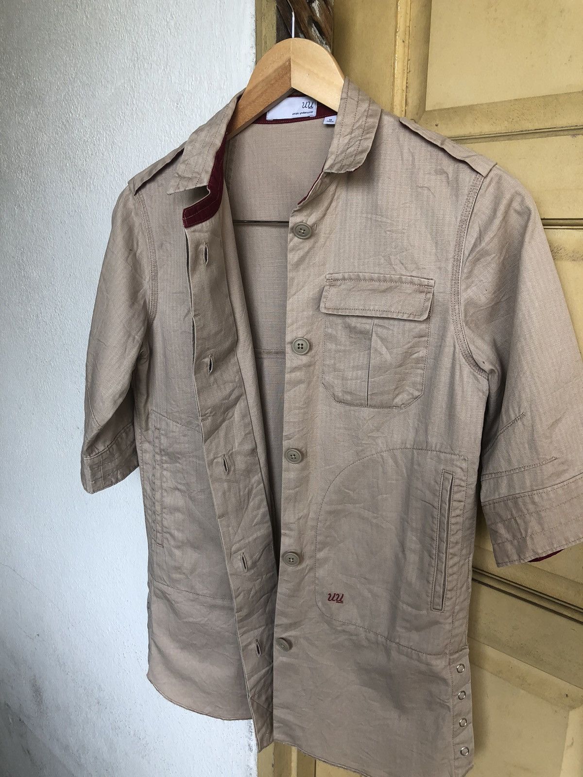 Undercover Rare❗️Undercover x Uniqlo Military Style Button Shirt Size M / US 6-8 / IT 42-44 - 16 Thumbnail