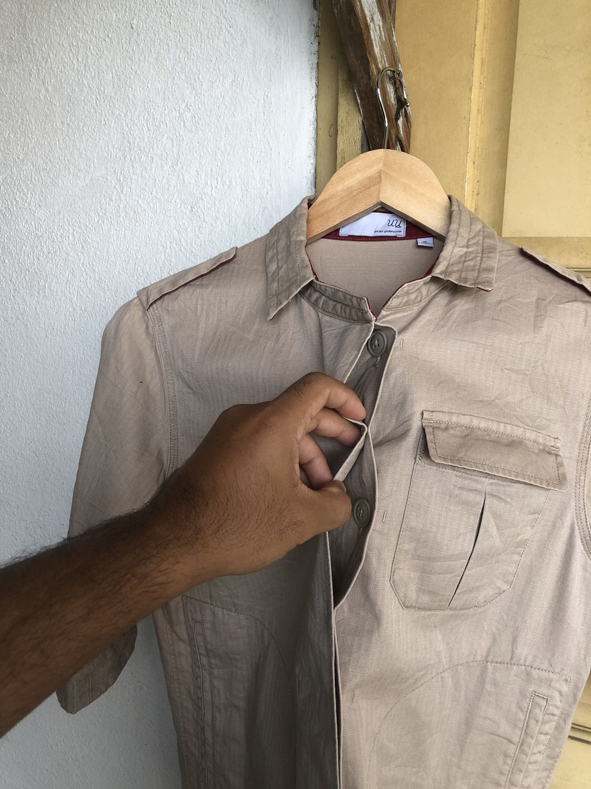 Undercover Rare❗️Undercover x Uniqlo Military Style Button Shirt Size M / US 6-8 / IT 42-44 - 15 Thumbnail