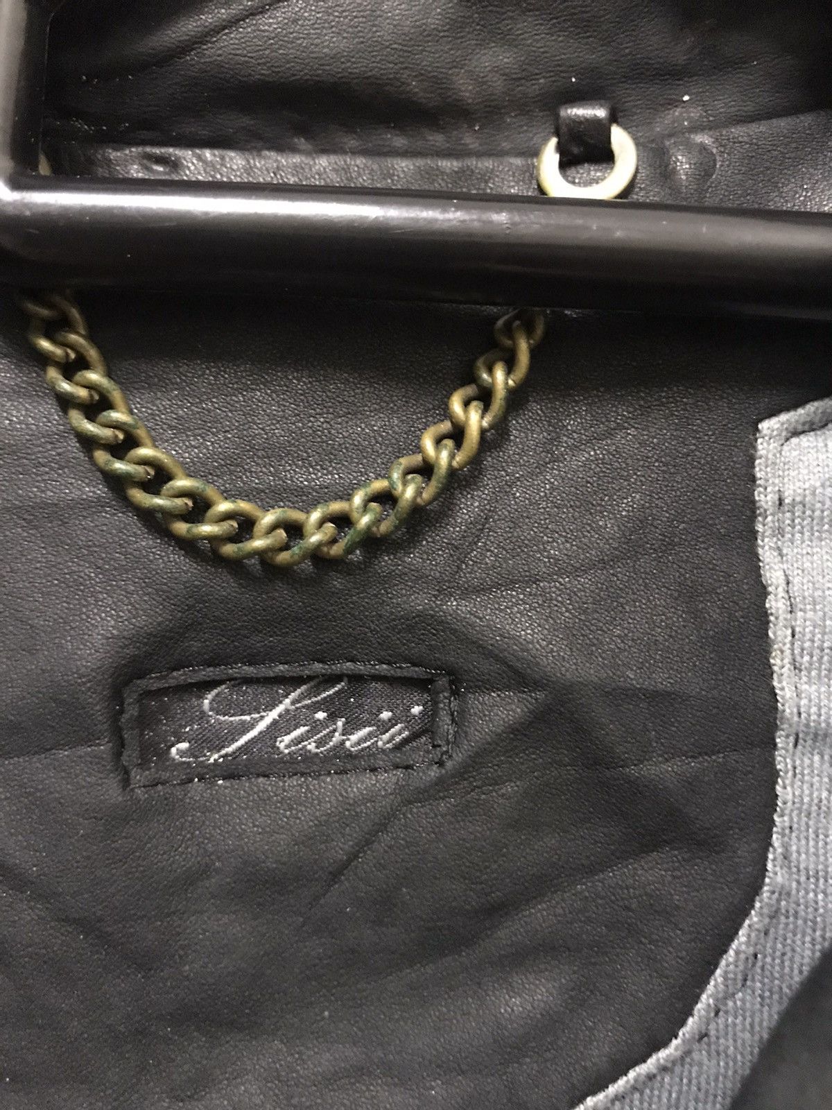 Japanese Brand × Leather FISII LEATHER JACKET Size US XS / EU 42 / 0 - 6 Thumbnail