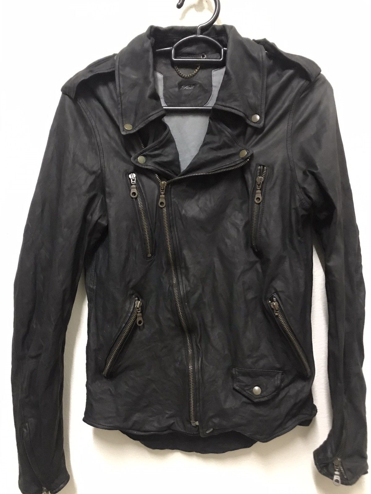 Japanese Brand × Leather FISII LEATHER JACKET Size US XS / EU 42 / 0 - 3 Thumbnail