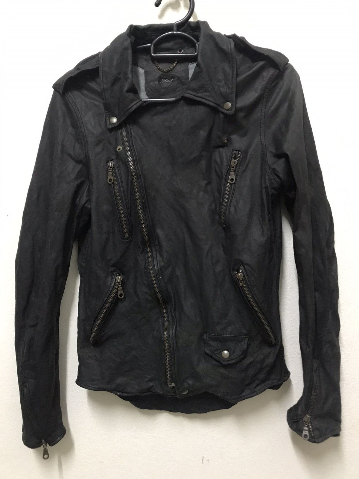 Japanese Brand × Leather FISII LEATHER JACKET Size US XS / EU 42 / 0 - 1 Thumbnail