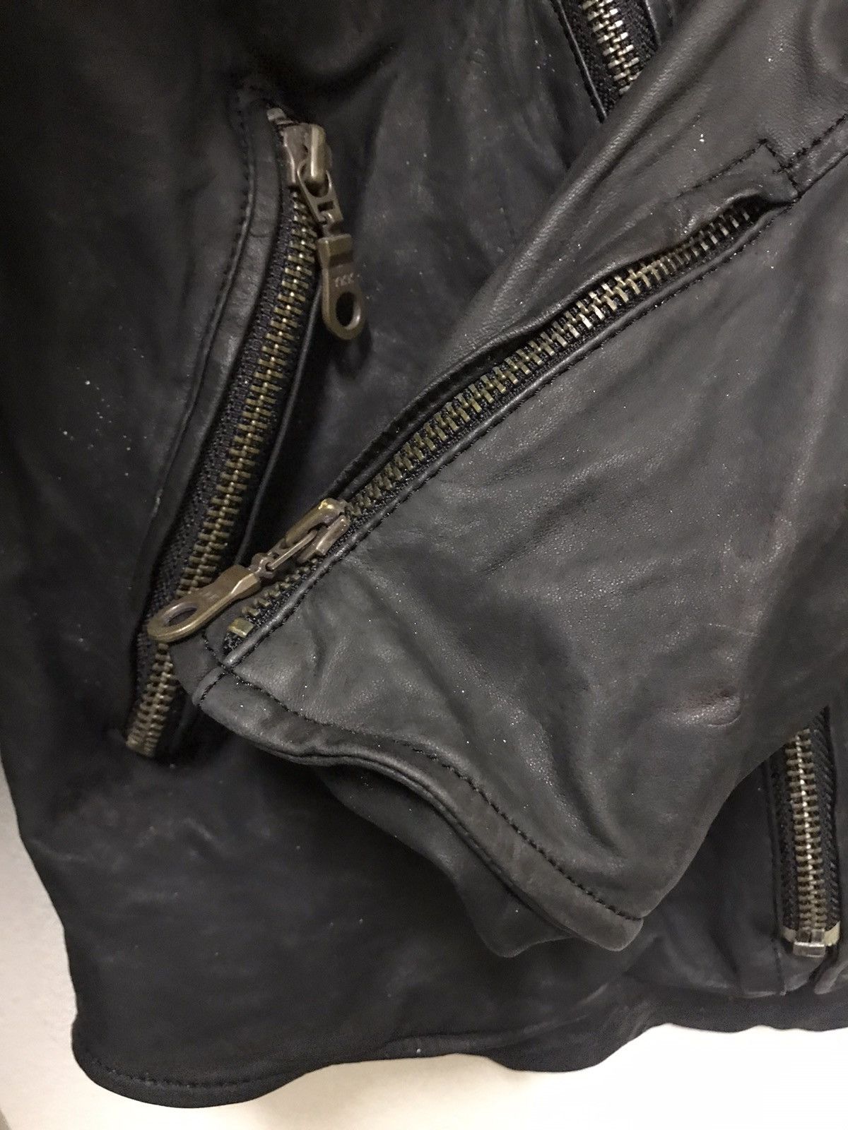 Japanese Brand × Leather FISII LEATHER JACKET Size US XS / EU 42 / 0 - 7 Thumbnail
