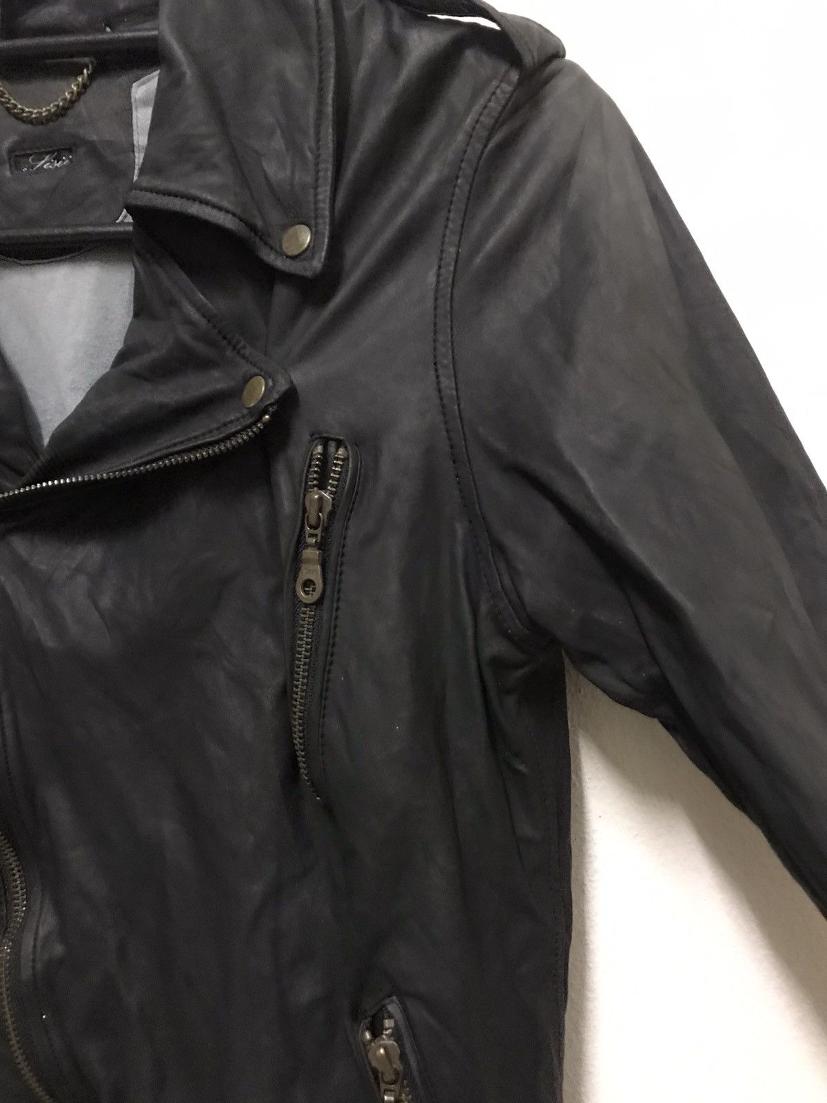Japanese Brand × Leather FISII LEATHER JACKET Size US XS / EU 42 / 0 - 10 Thumbnail