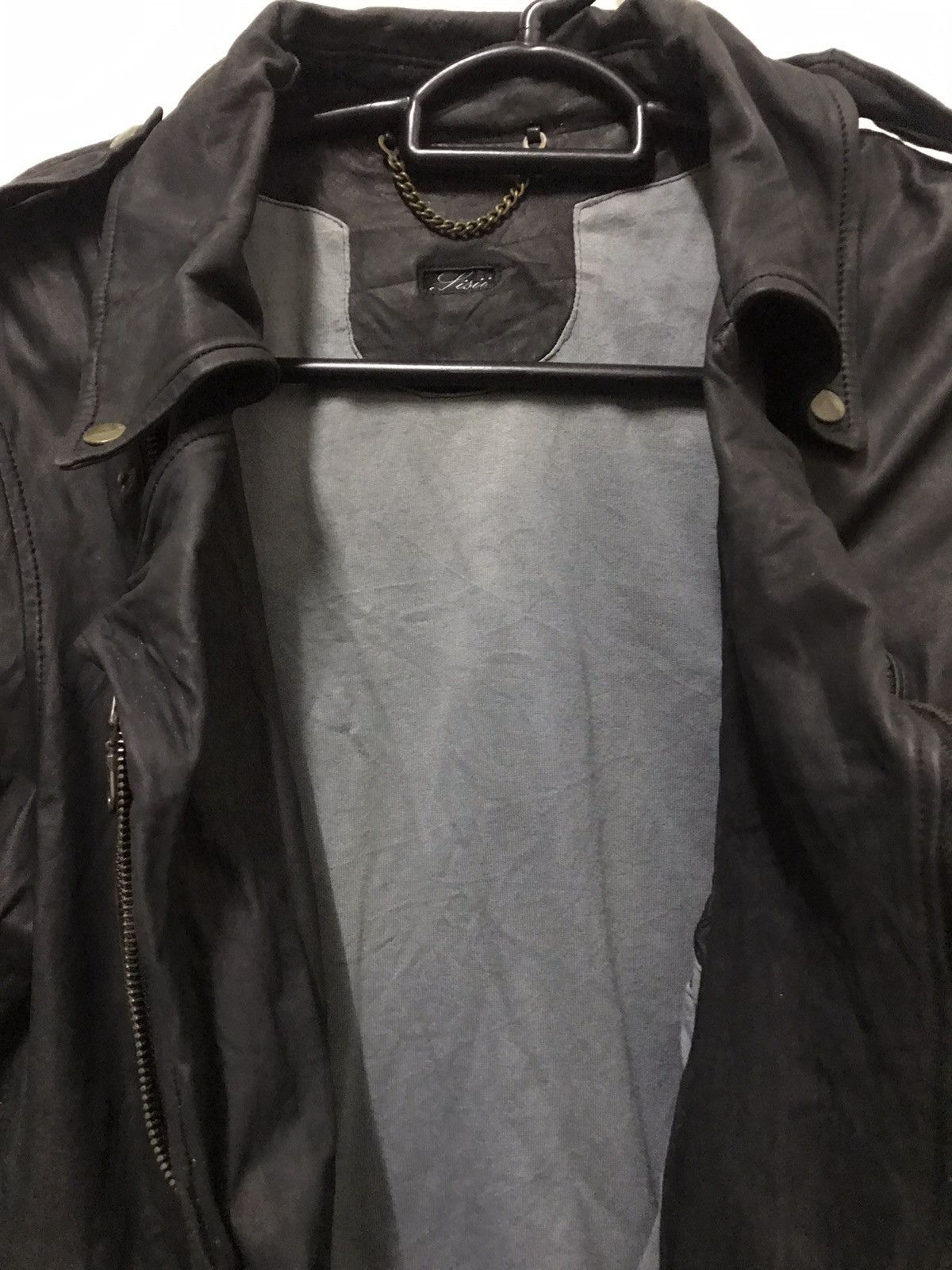 Japanese Brand × Leather FISII LEATHER JACKET Size US XS / EU 42 / 0 - 11 Thumbnail