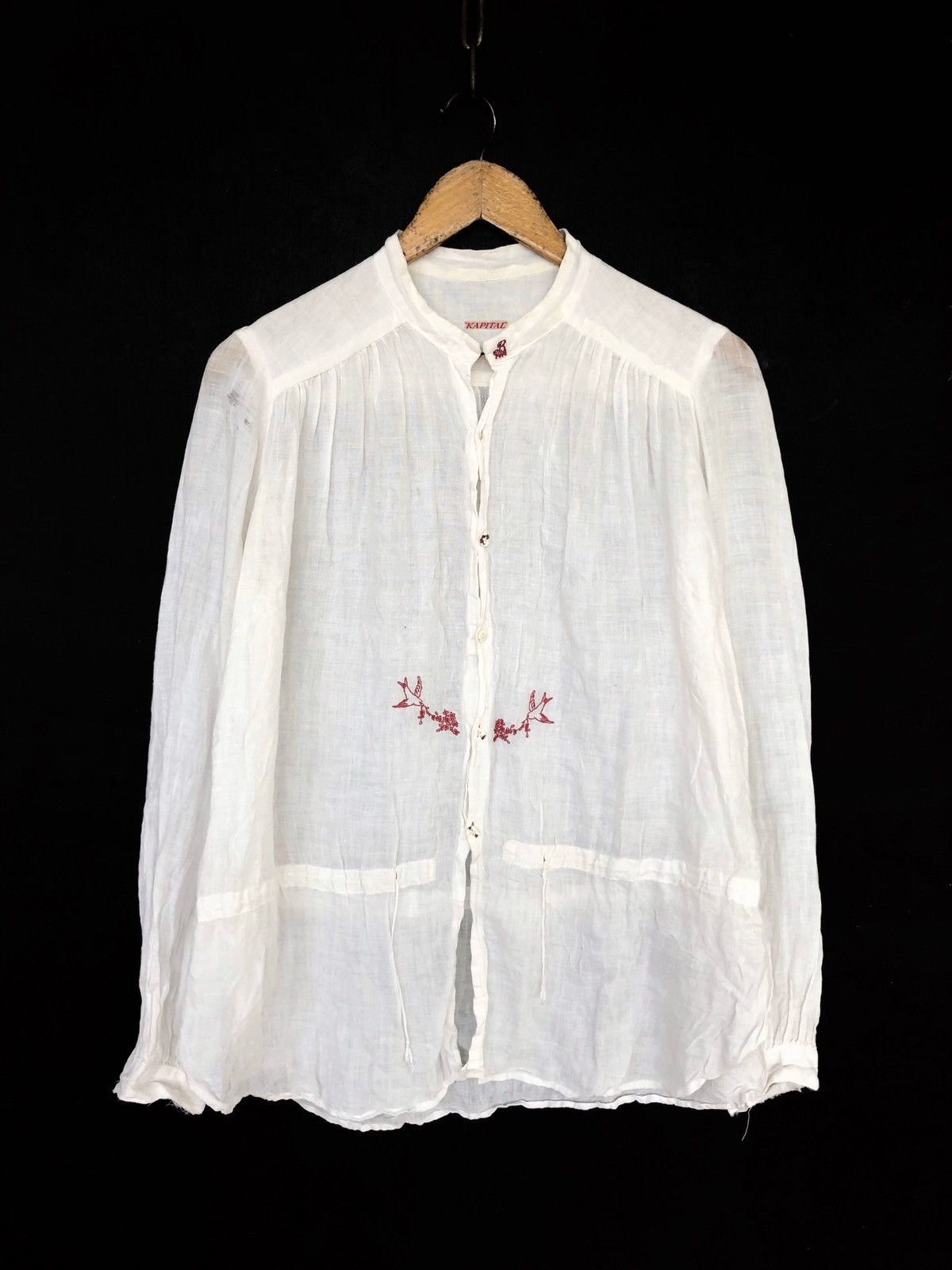 Kapital GRAIL🔥Kapital "Peace & Bond" Linen Button Jacket Size US L / EU 52-54 / 3 - 1 Thumbnail