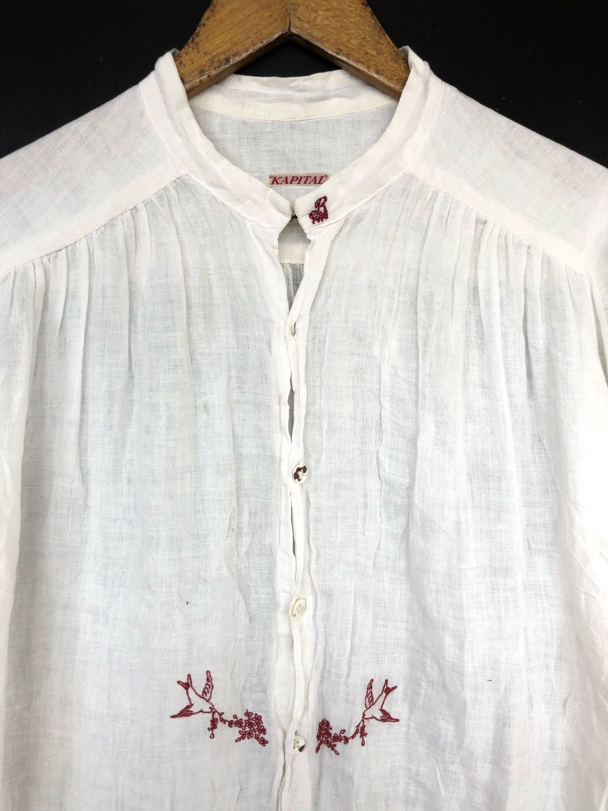 Kapital GRAIL🔥Kapital "Peace & Bond" Linen Button Jacket Size US L / EU 52-54 / 3 - 2 Thumbnail