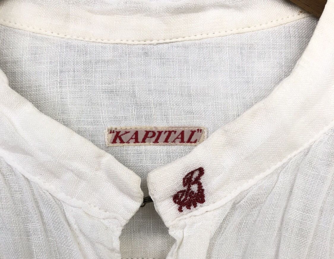 Kapital GRAIL🔥Kapital "Peace & Bond" Linen Button Jacket Size US L / EU 52-54 / 3 - 10 Thumbnail