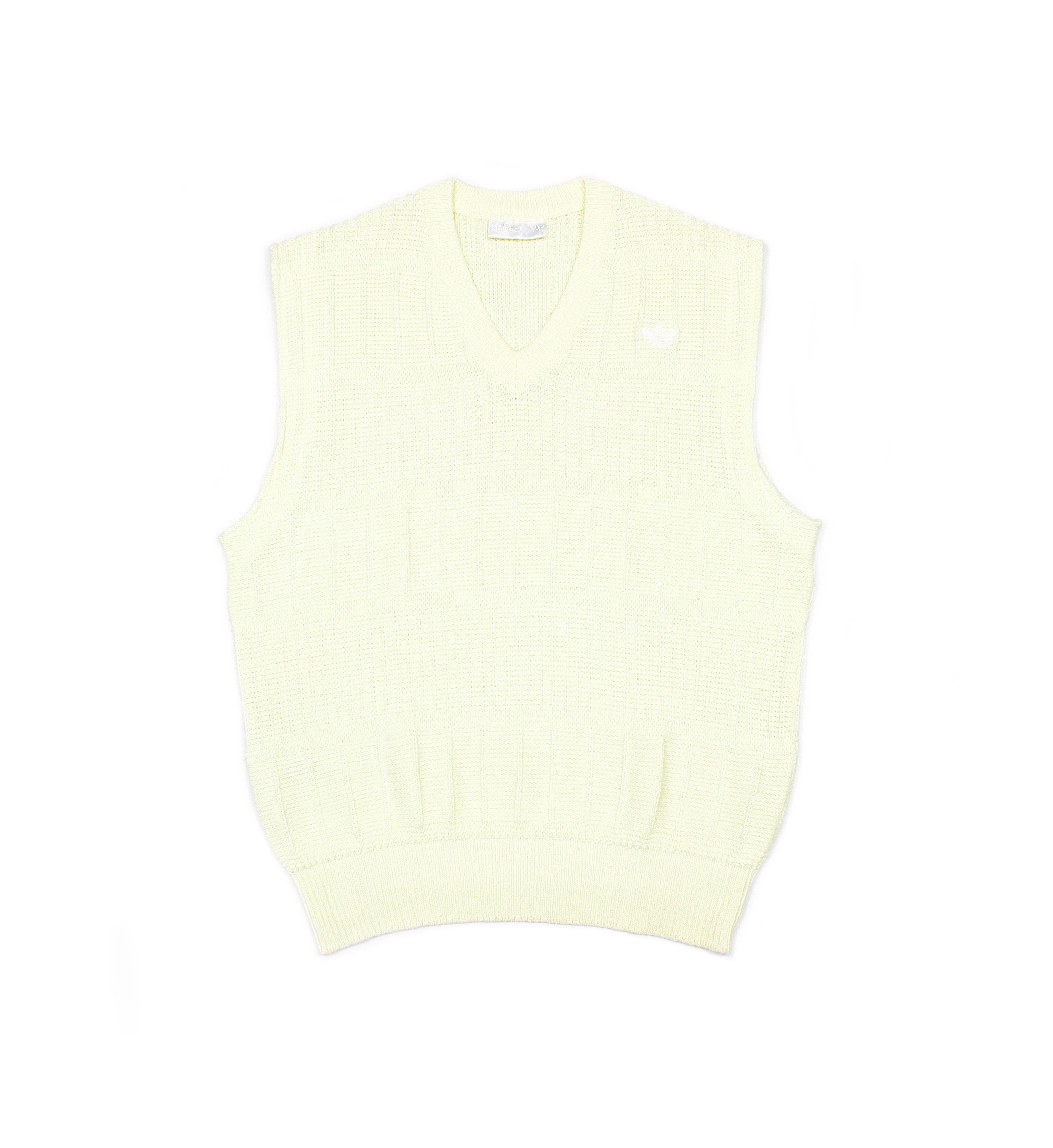 Adidas 90S Logo Knit Vest Size US M / EU 48-50 / 2 - 1 Thumbnail