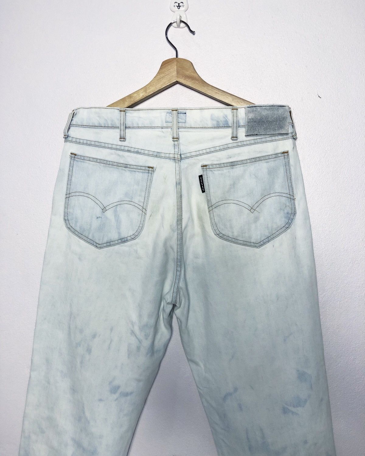 Levi's Rare Vintage Levi’s Big E Acid Wash Denim Jeans Size US 34 / EU 50 - 6 Thumbnail